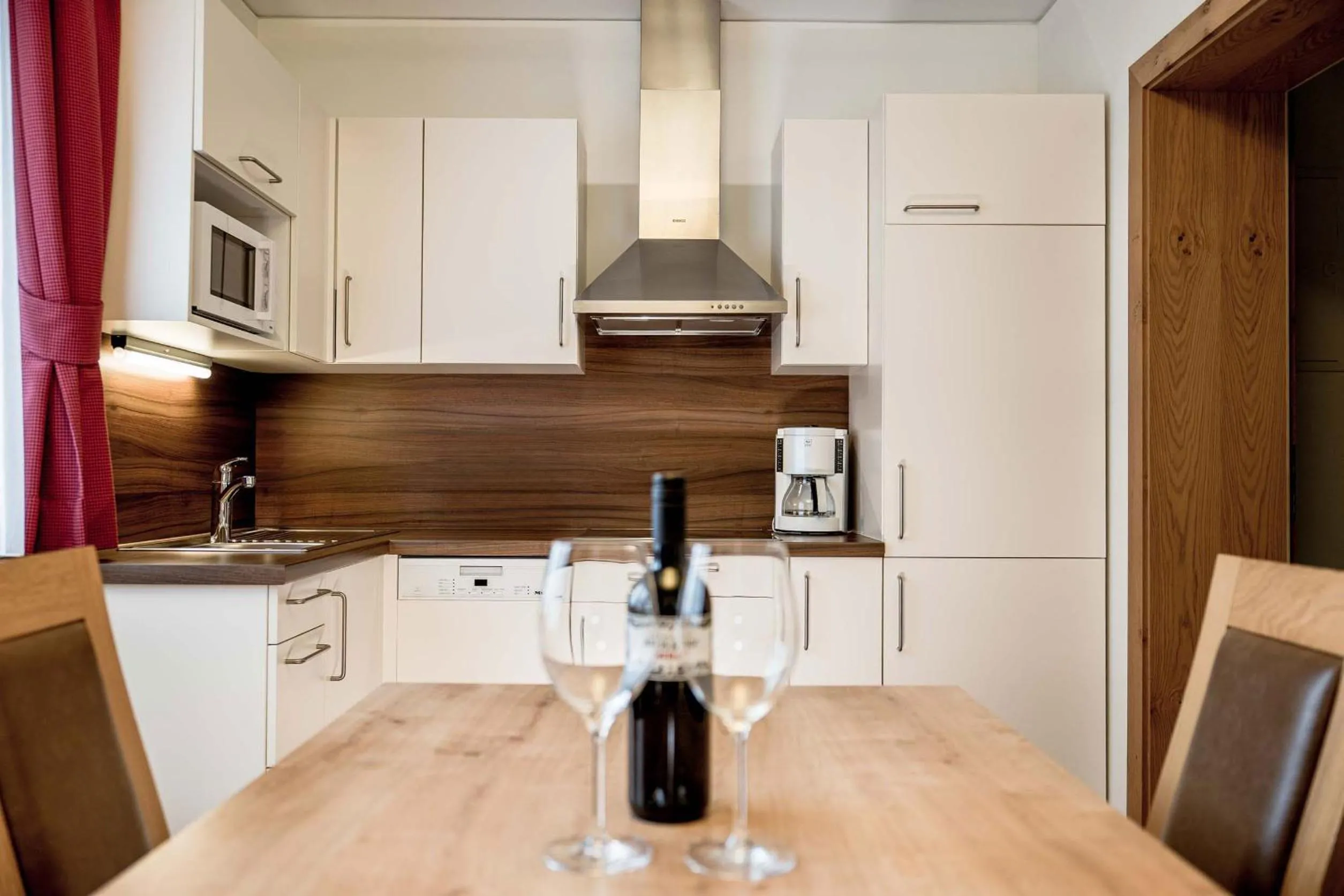 Kitchen or kitchenette in Die Barbara Appartements & Zimmer
