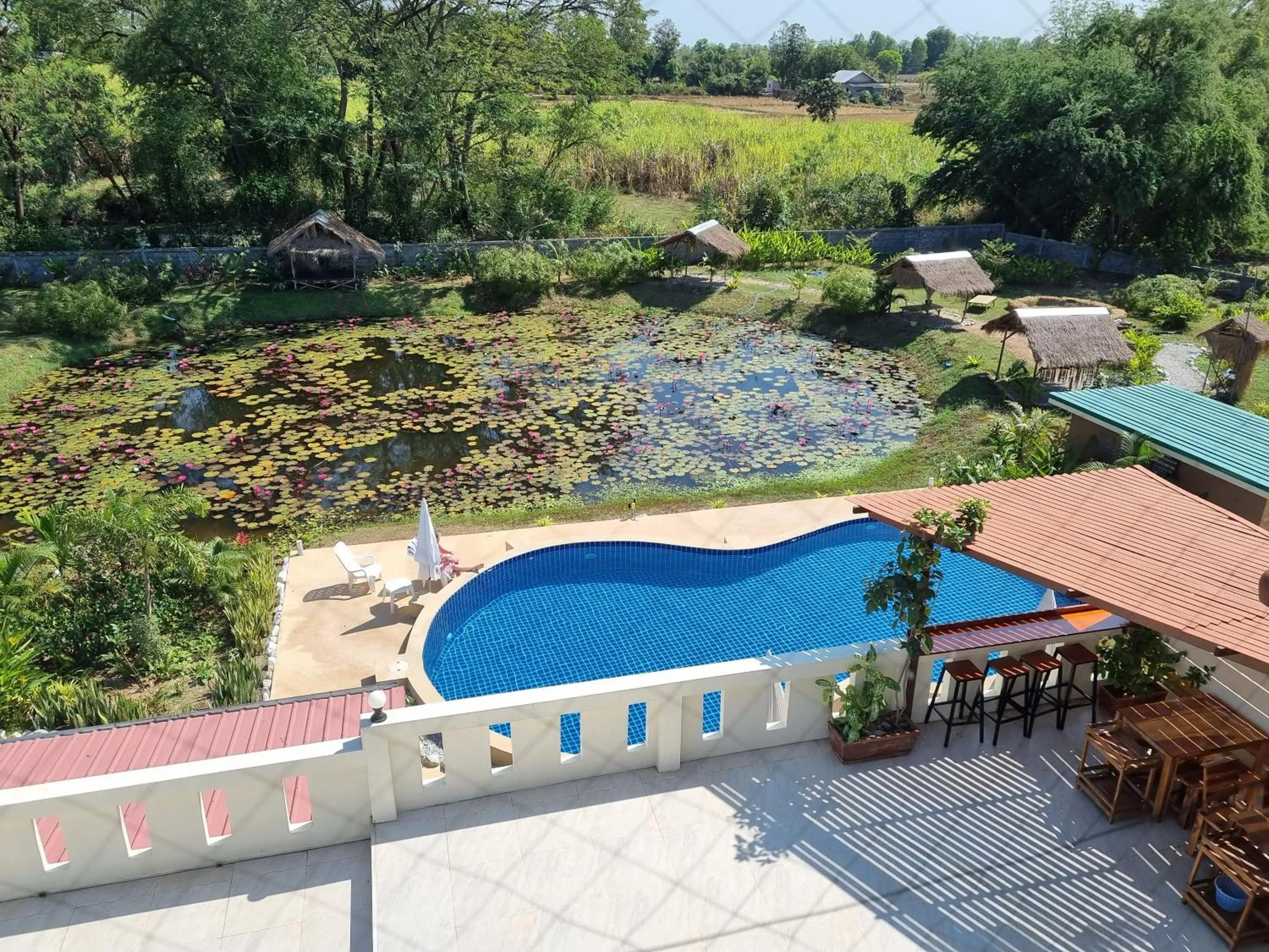 Swimming pool in Bua Daeng Homestay Resort