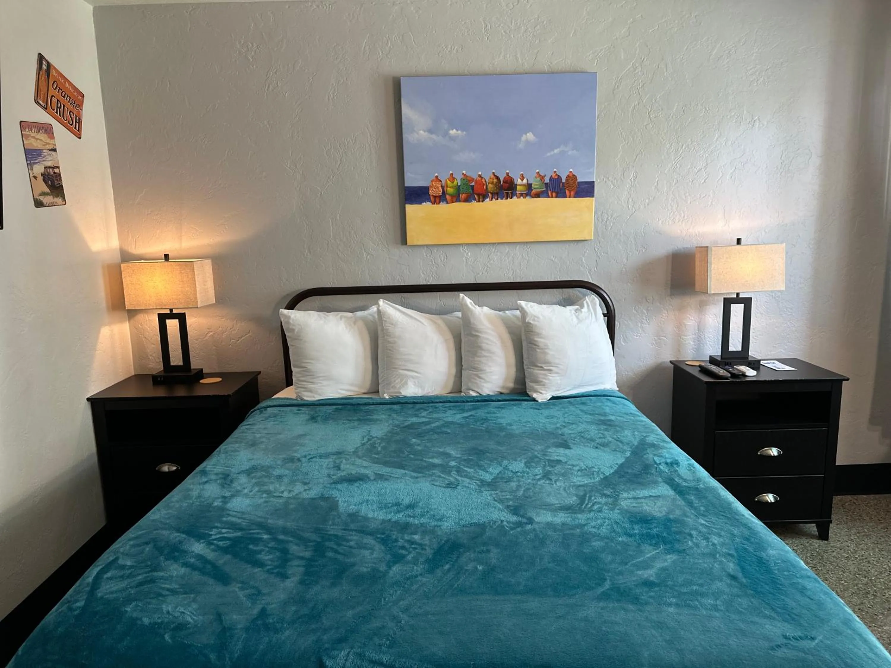 Bedroom, Bed in Sea Jay Motel and Marina