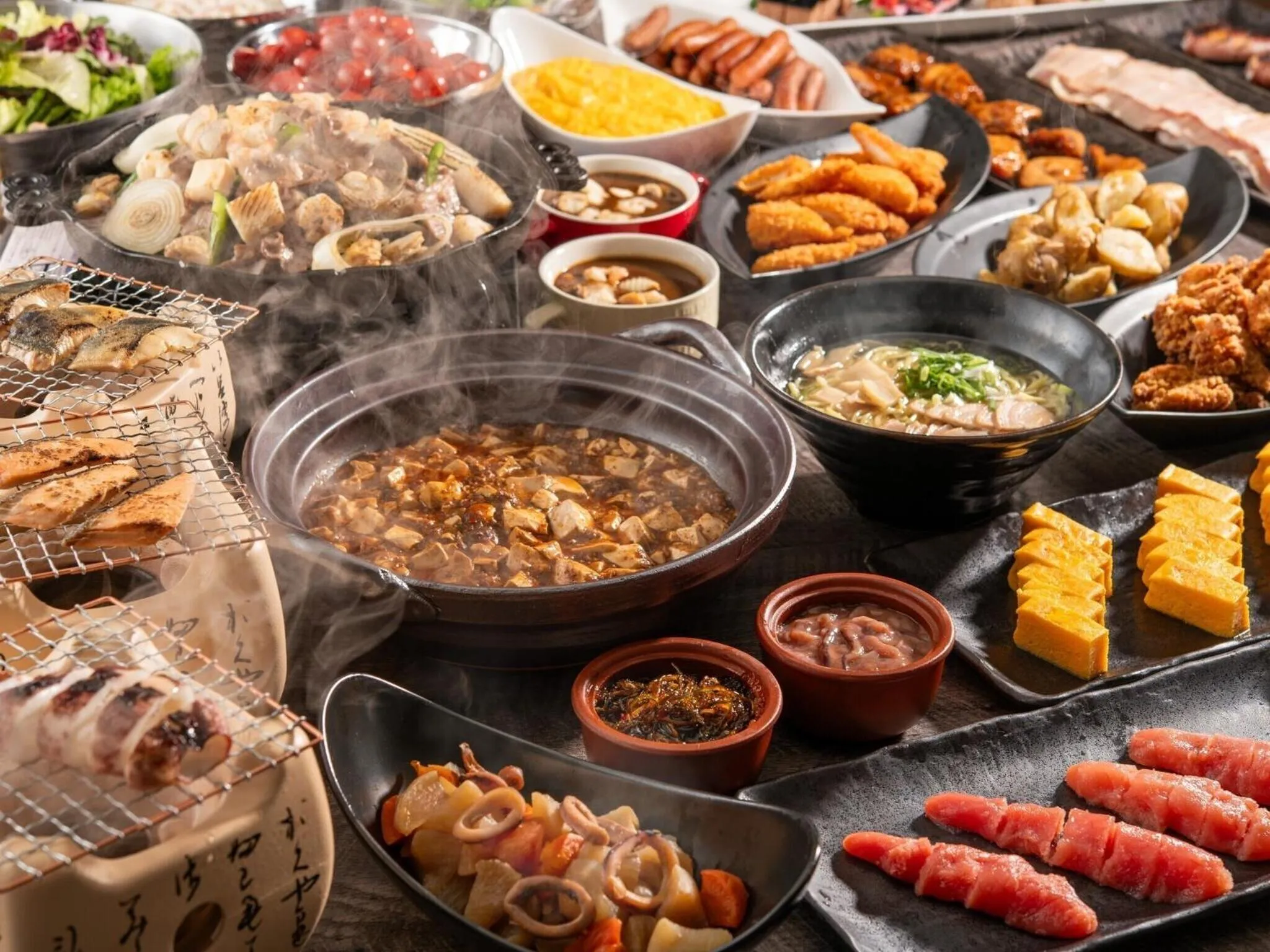 Buffet breakfast in HOTEL MYSTAYS Hakodate Station