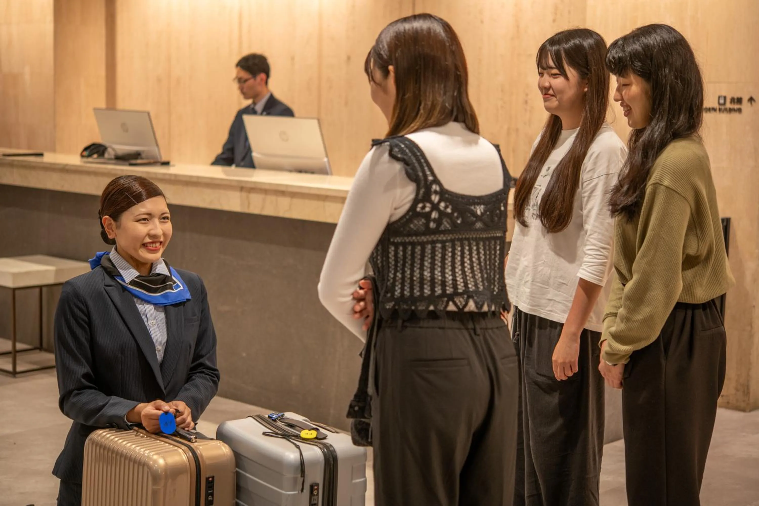 Staff in HOTEL MYSTAYS Hakodate Station