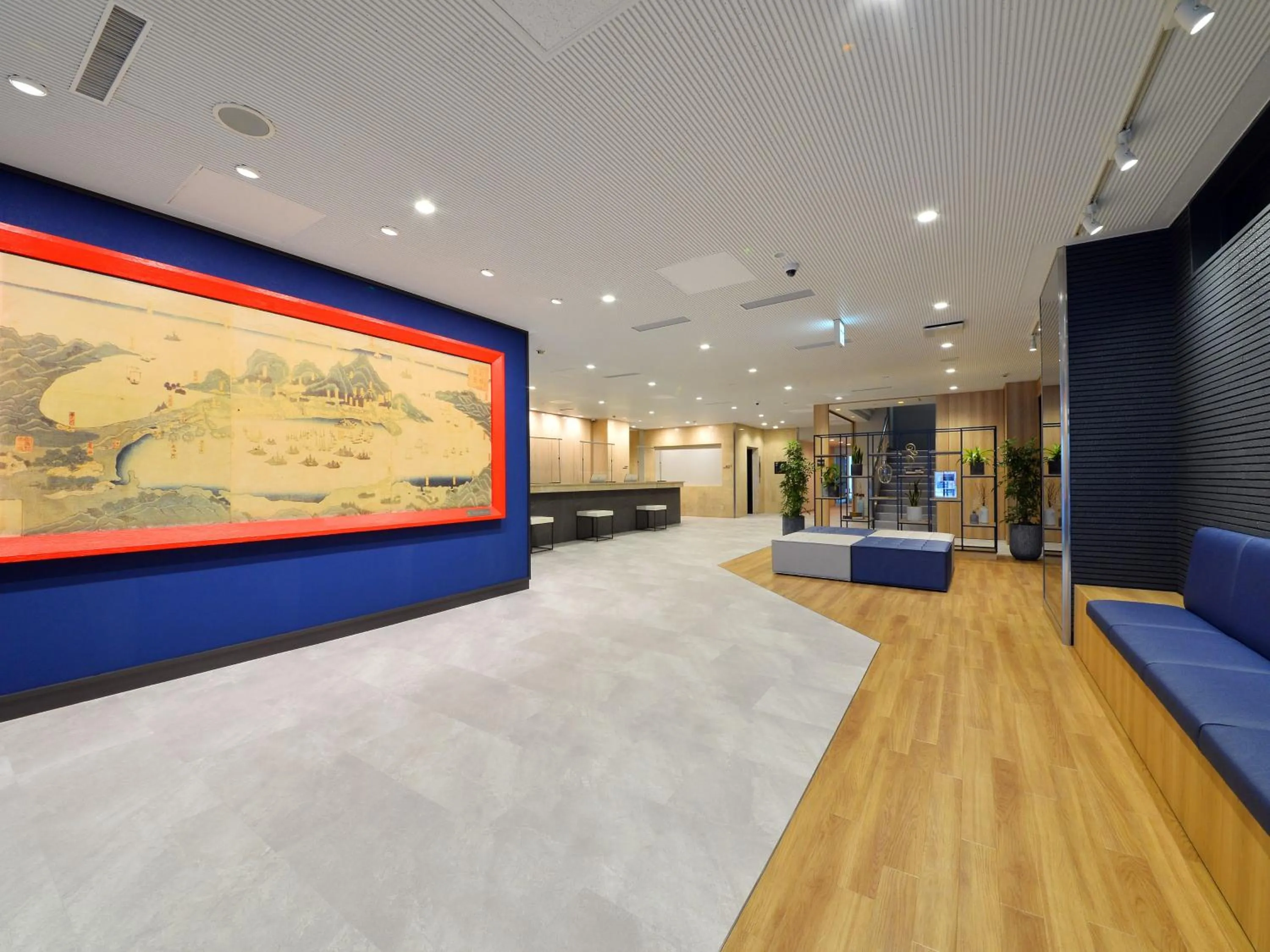 Lobby or reception in HOTEL MYSTAYS Hakodate Station