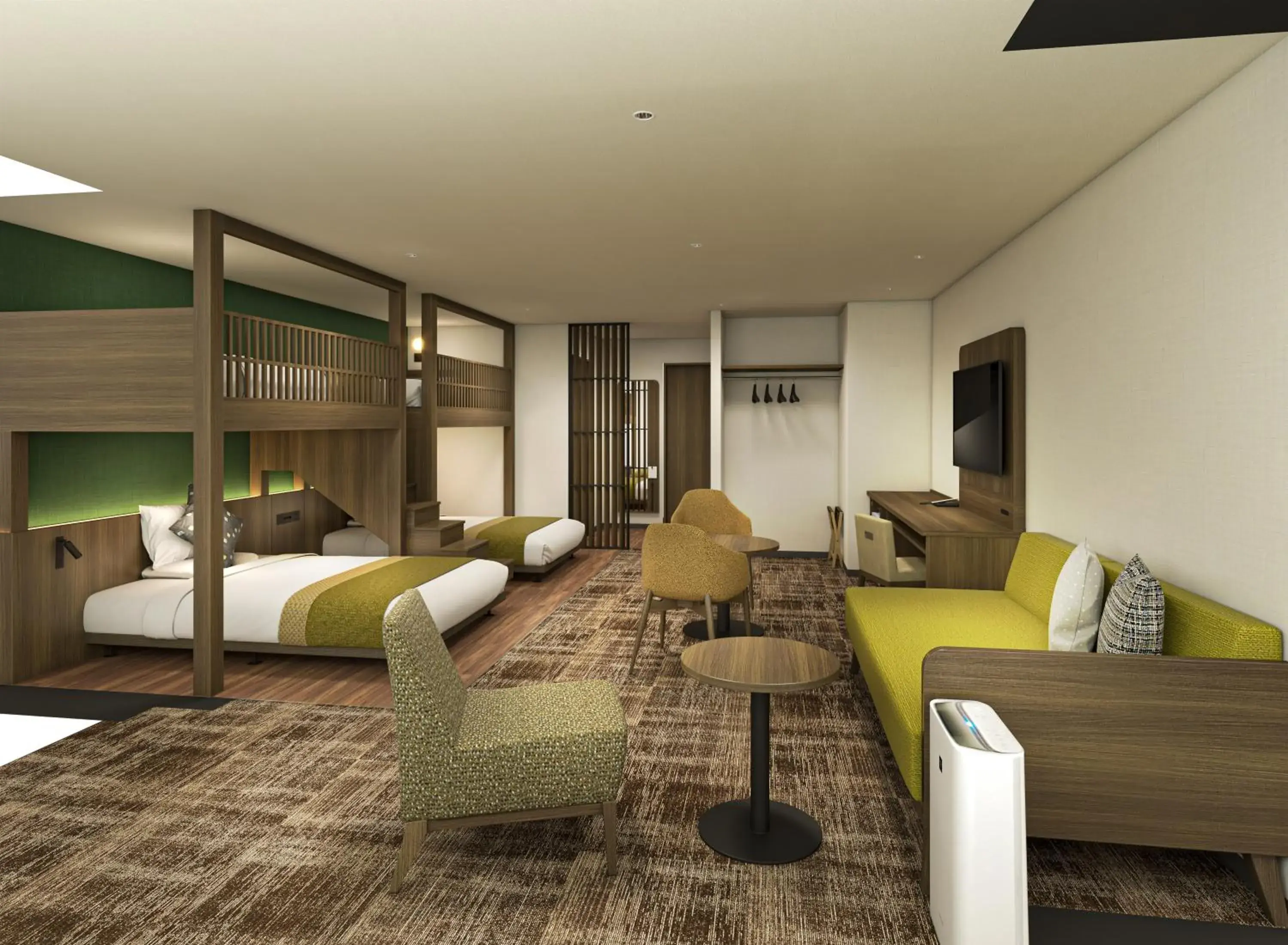 Bed in HOTEL MYSTAYS Hakodate Station Bed in HOTEL MYSTAYS Hakodate Station