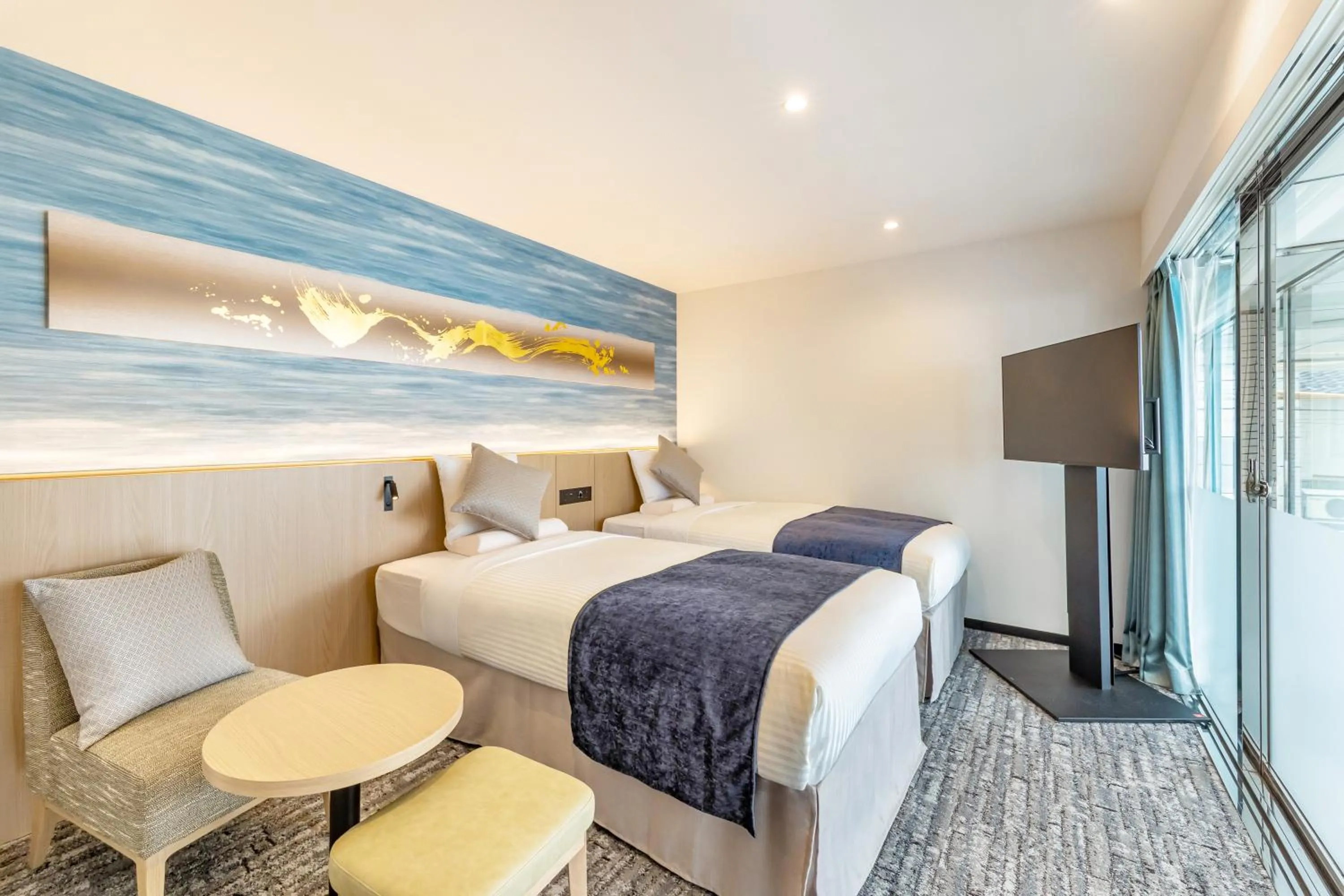 Photo of the whole room, Bed in HOTEL MYSTAYS Kanazawa Katamachi