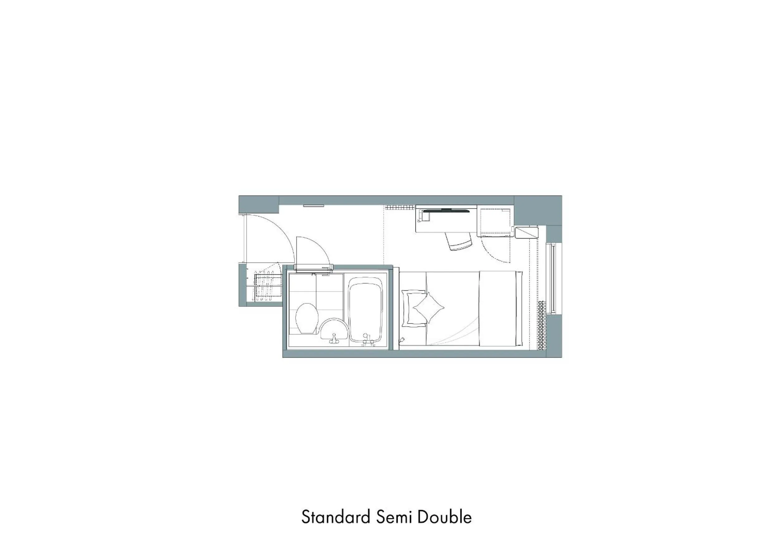 Floor plan in HOTEL MYSTAYS Kanazawa Katamachi