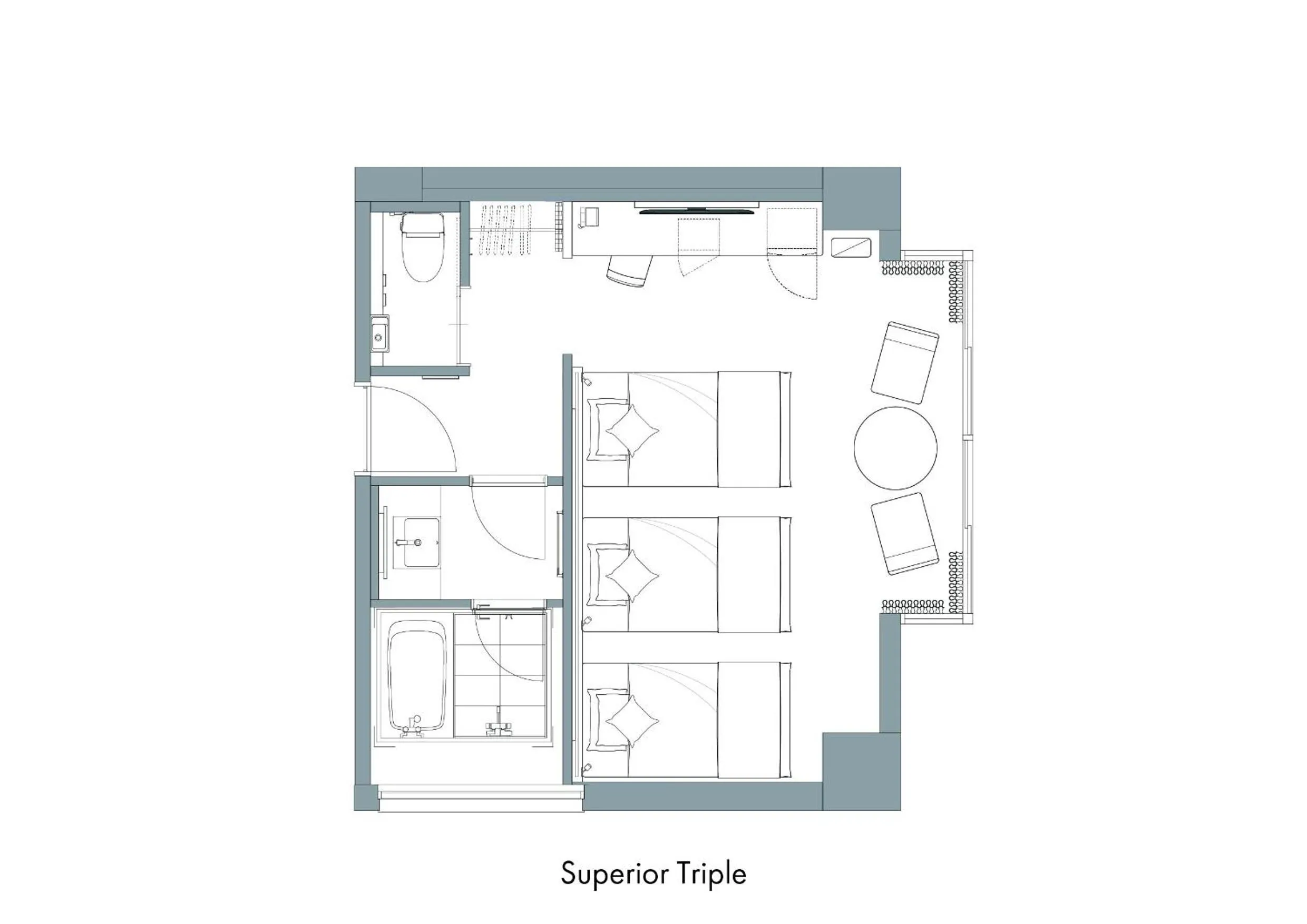 Floor plan in HOTEL MYSTAYS Kanazawa Katamachi