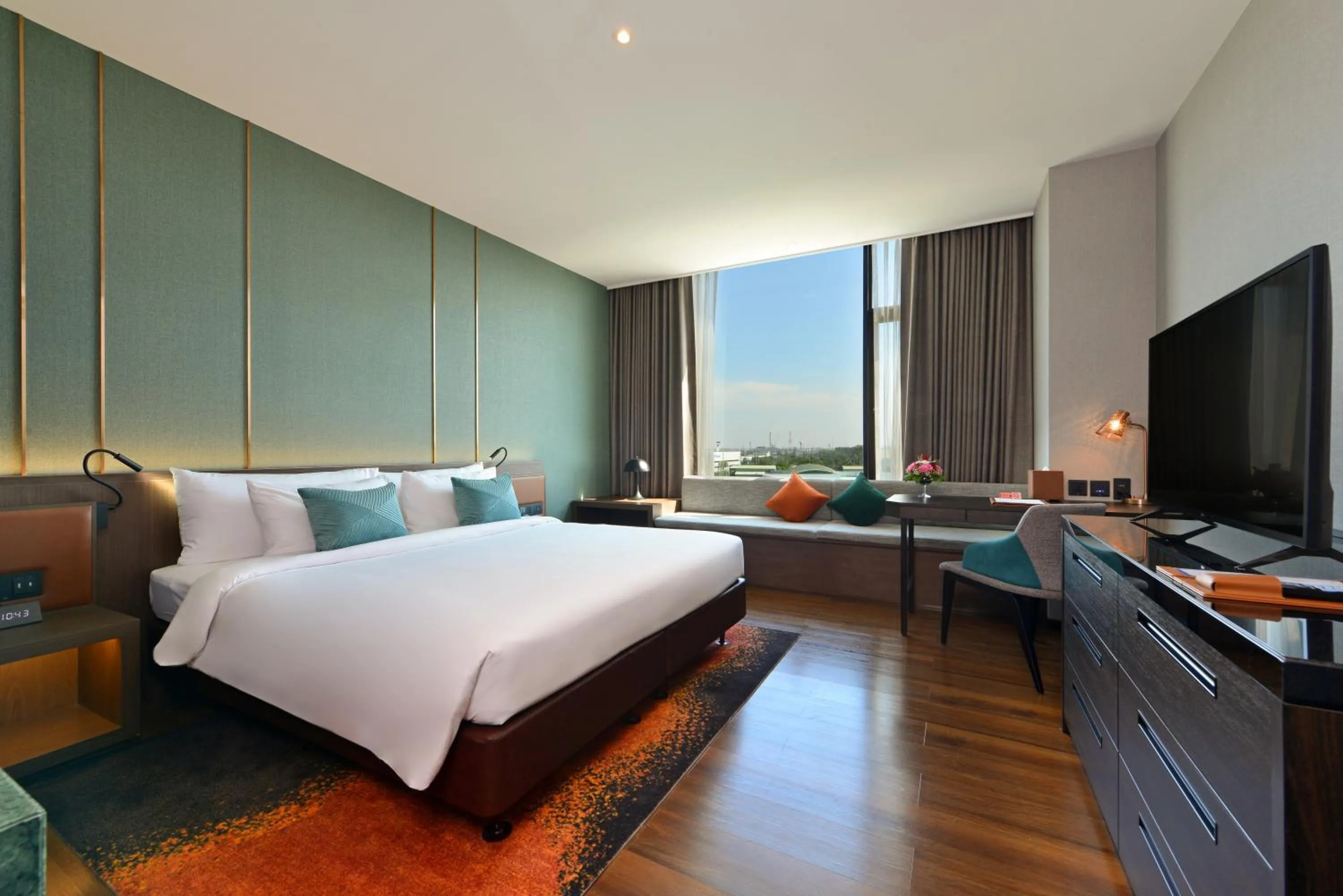 Bedroom, Bed in Hotel Nikko Amata City Chonburi