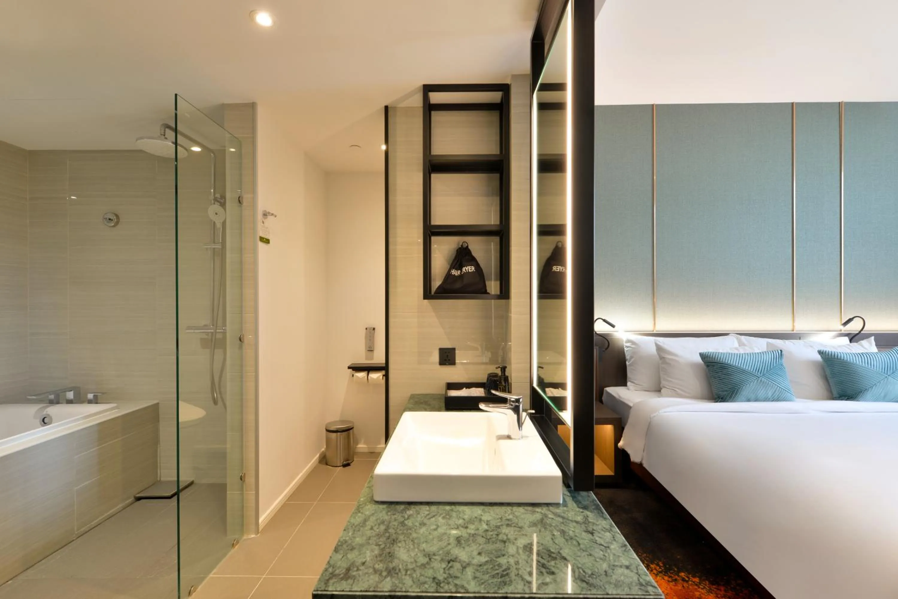 Bedroom, Bed in Hotel Nikko Amata City Chonburi