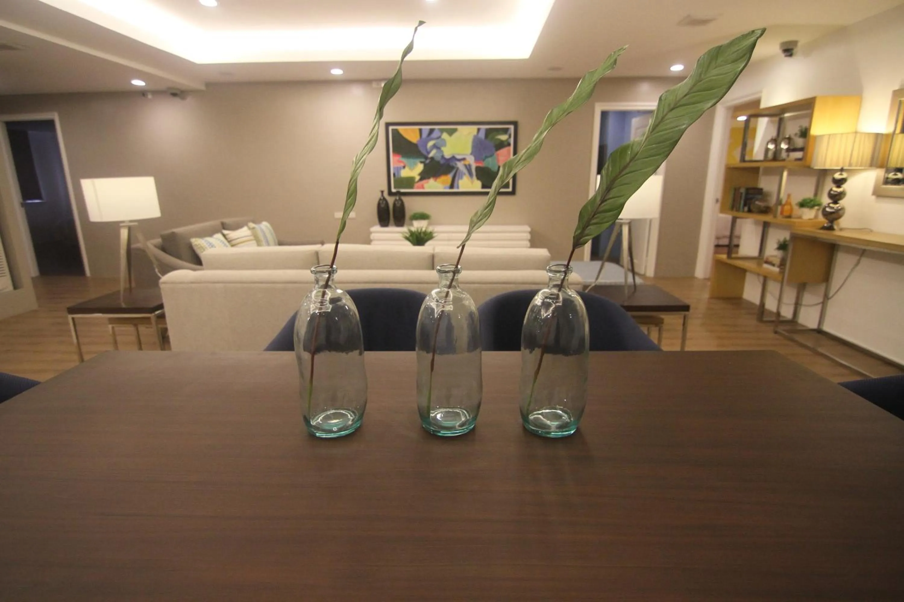 Seating area in Bryan Condo Suites Makati near Airport