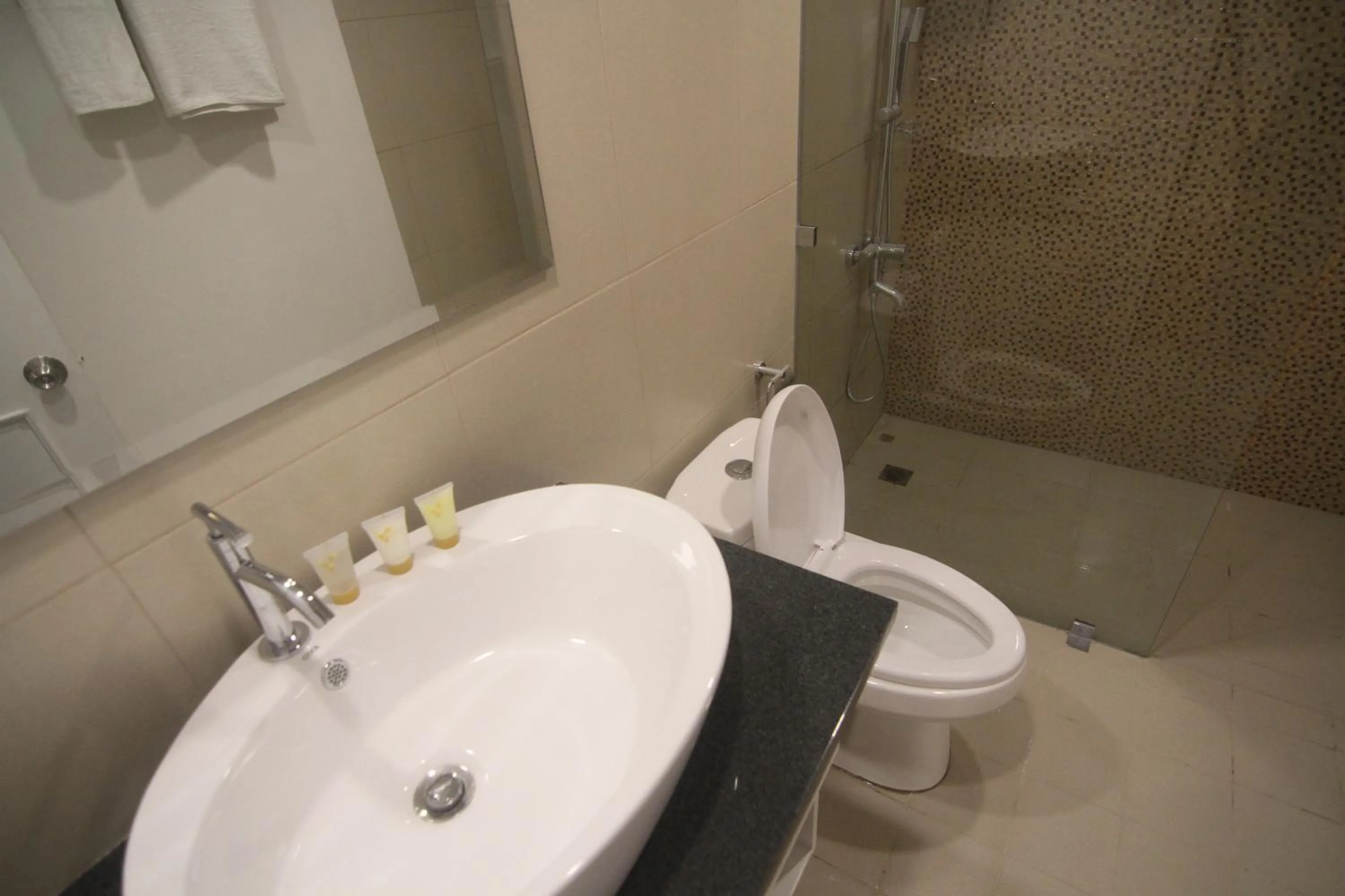 Shower in Bryan Condo Suites Makati near Airport