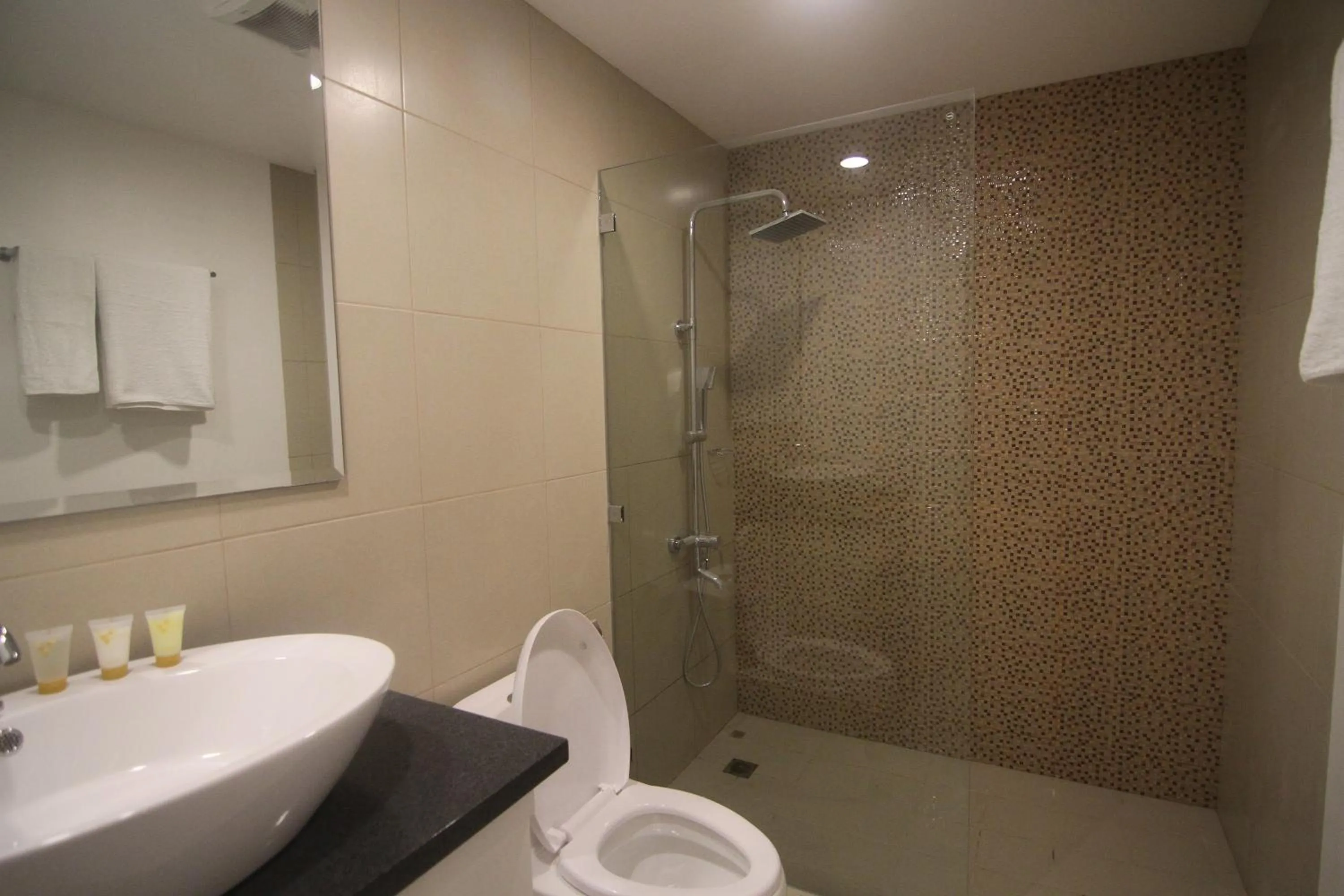 Shower in Bryan Condo Suites Makati near Airport