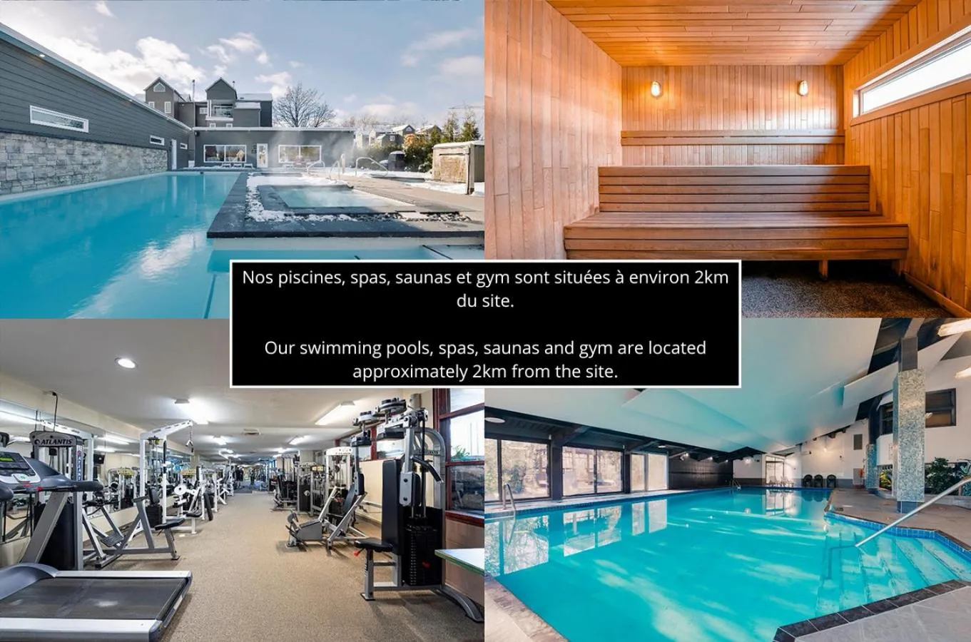 Sauna in Hébergement Mont-Ste-Anne Condos