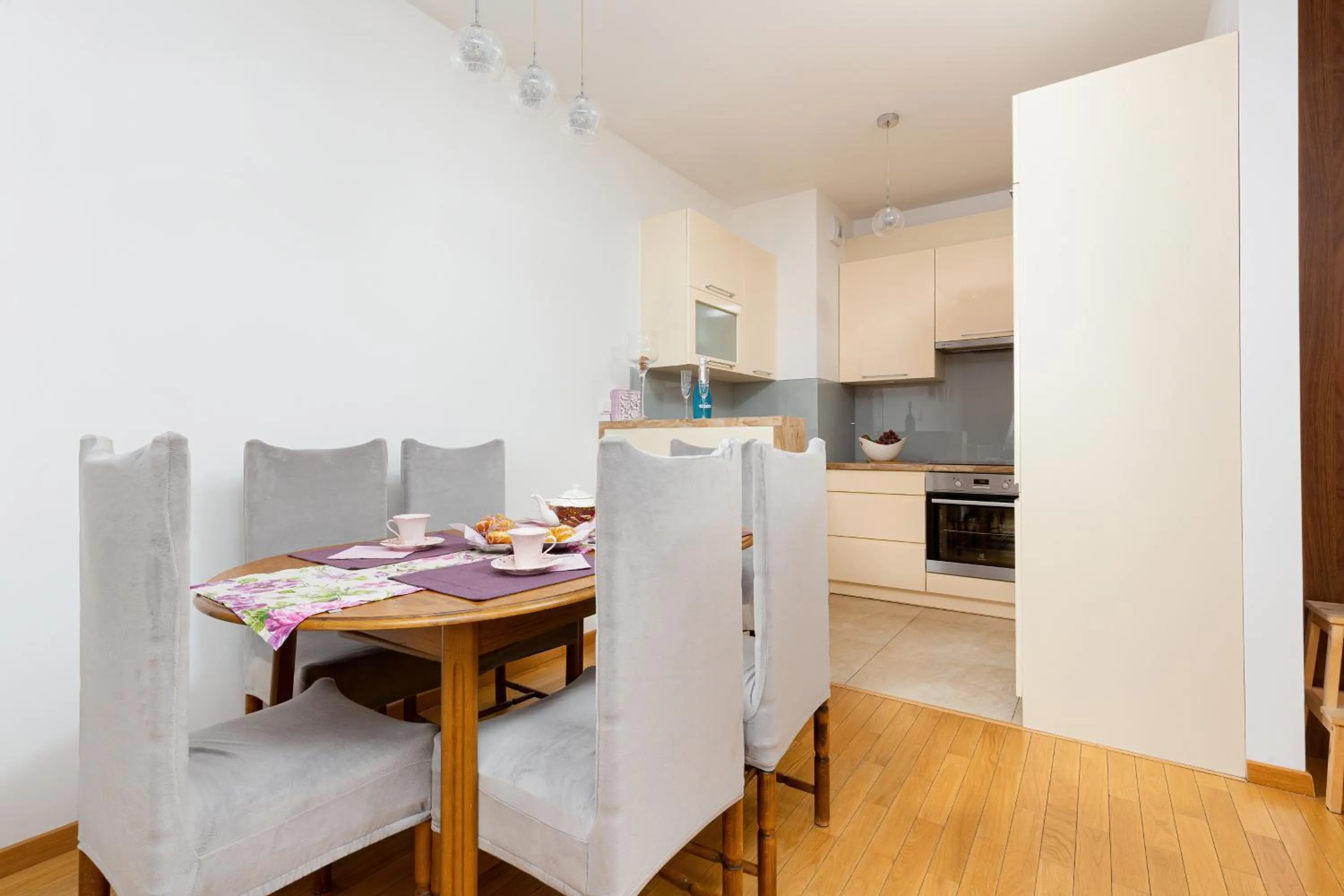 Kitchen or kitchenette in Atrium Ursus Warsaw Apartments by Noclegi Renters