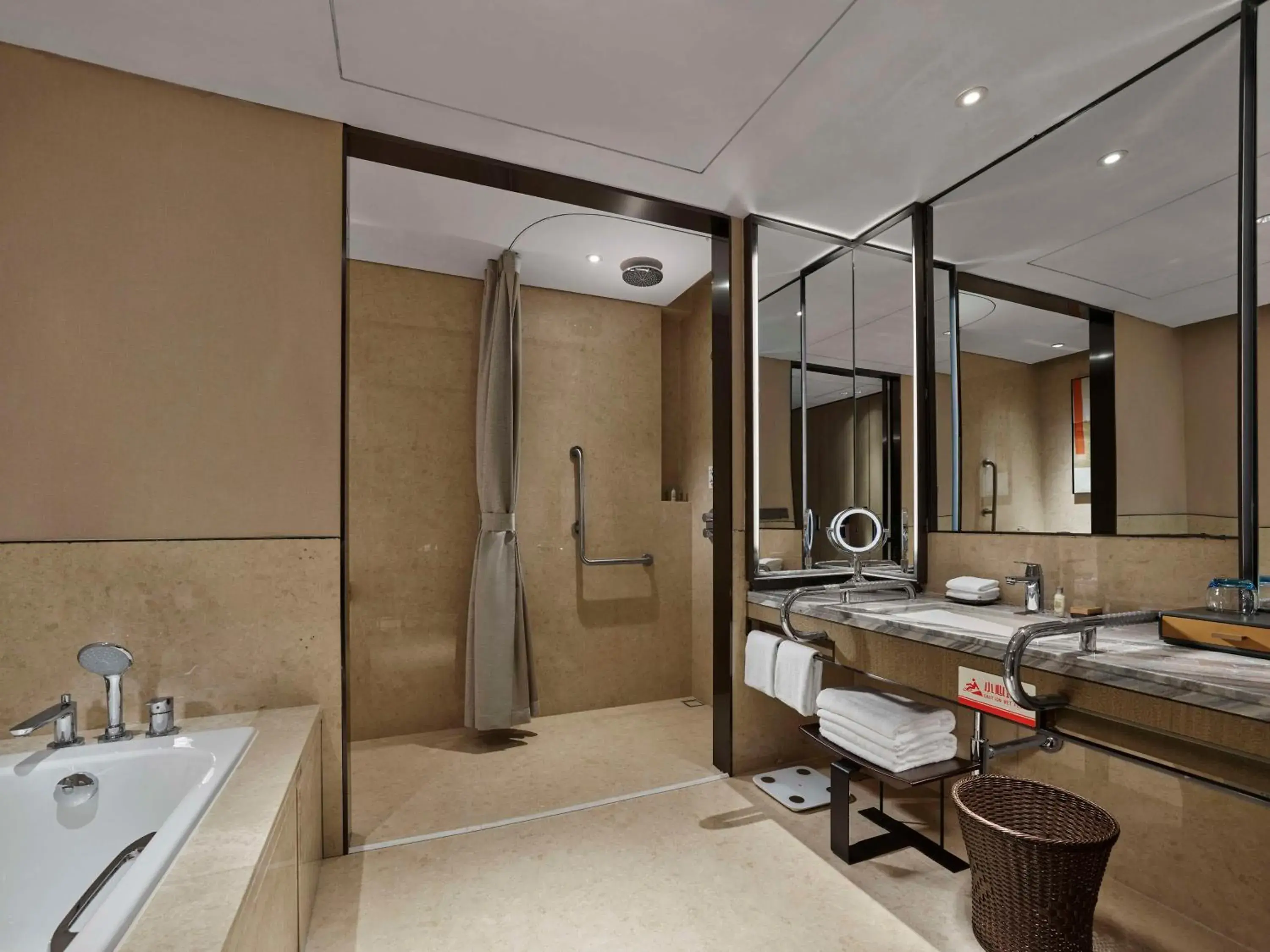 Bathroom in Doubletree By Hilton Baoding Bathroom in Doubletree By Hilton Baoding