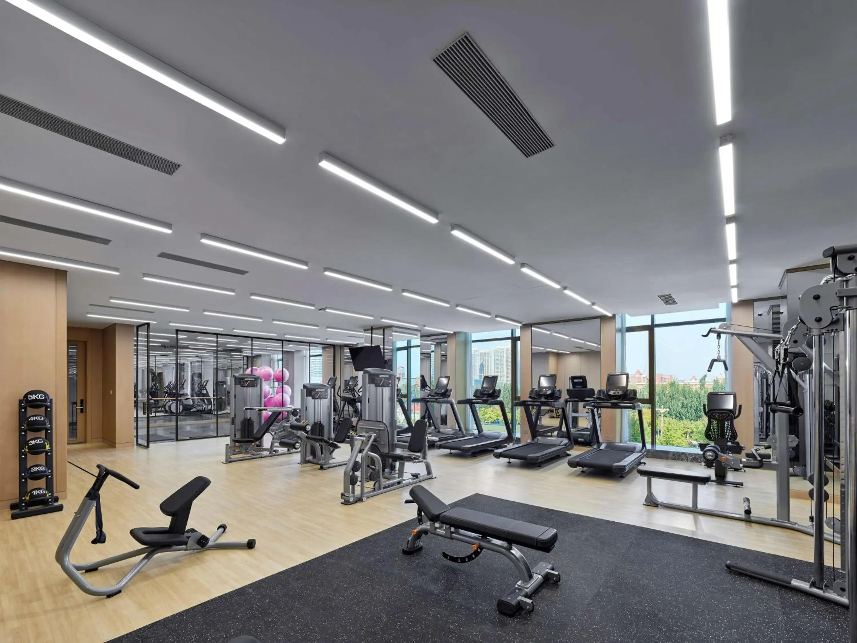 Fitness centre/facilities in Doubletree By Hilton Baoding Fitness centre/facilities in Doubletree By Hilton Baoding