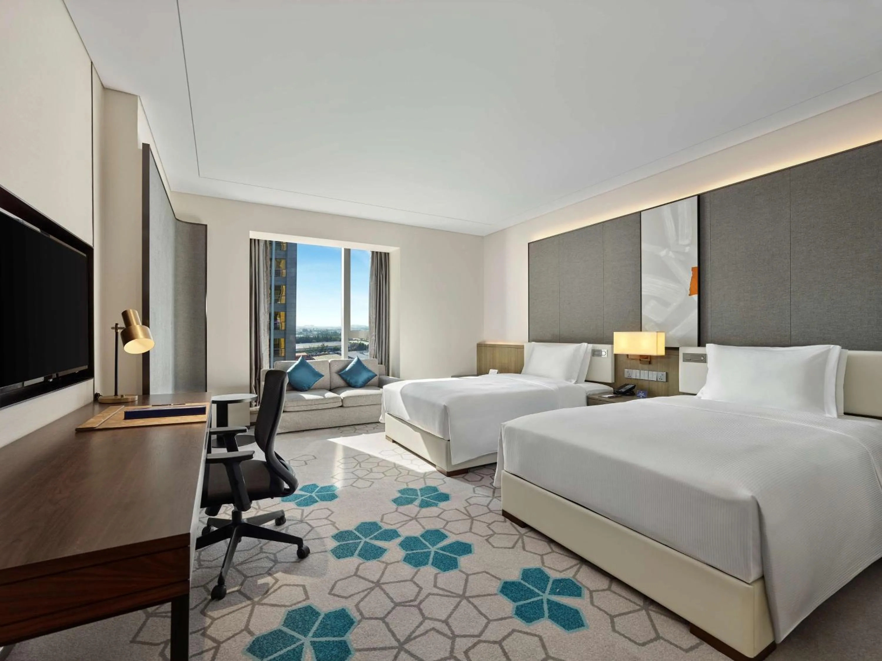 Bedroom, Bed in Doubletree By Hilton Baoding