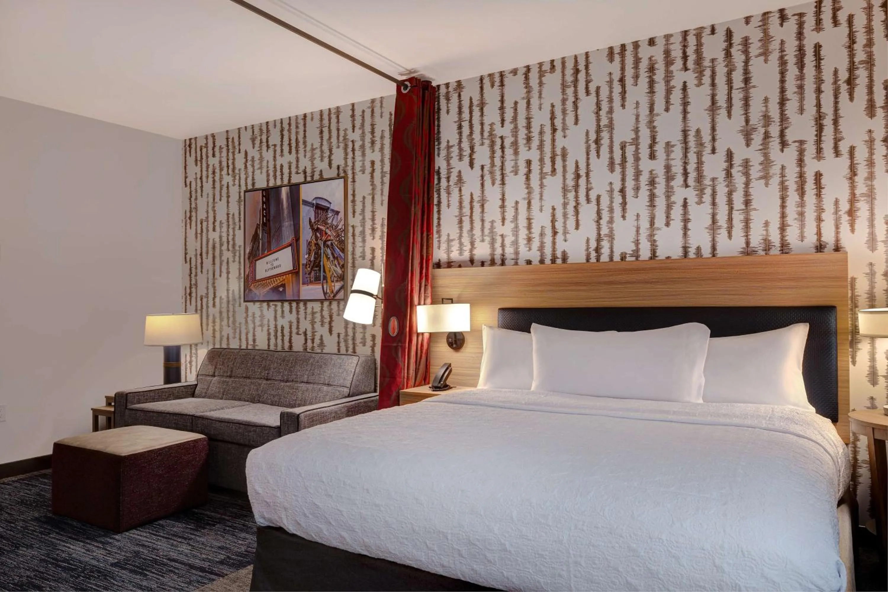 Living room, Bed in Home2 Suites By Hilton Blythewood, Sc