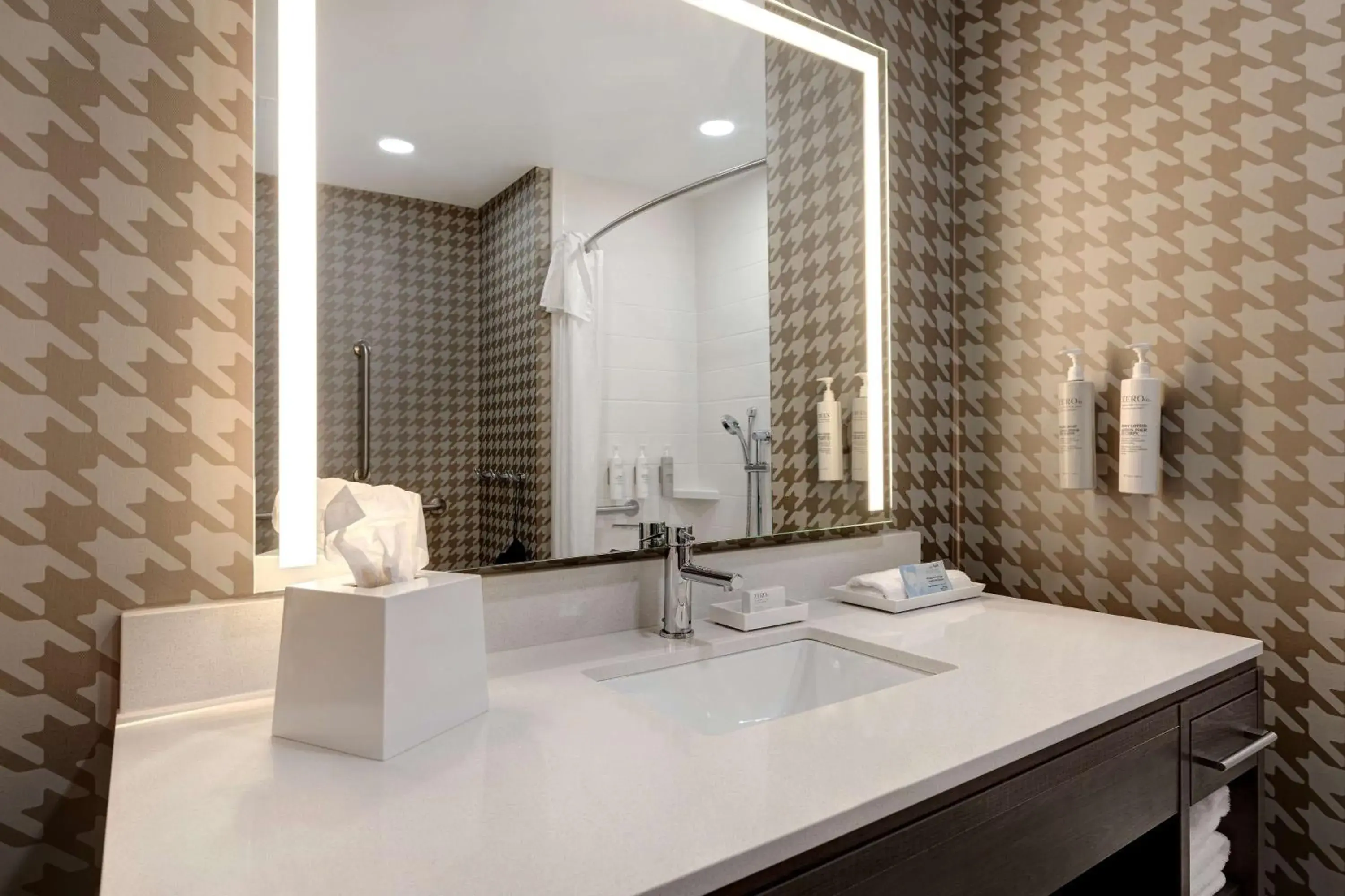 Bathroom in Home2 Suites By Hilton Bryant, Ar Bathroom in Home2 Suites By Hilton Bryant, Ar