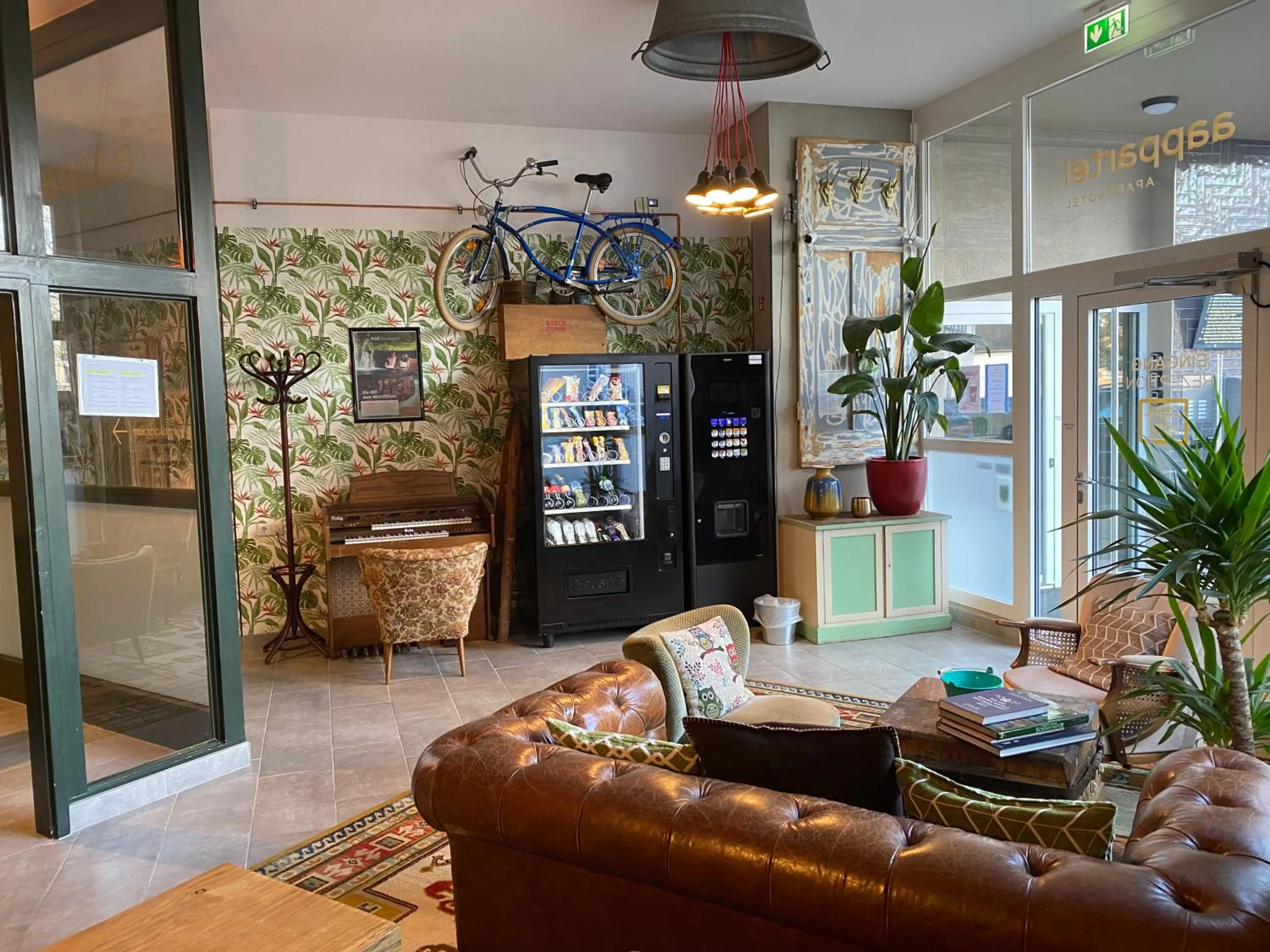 Lobby or reception in aappartel APARTHOTEL Herford