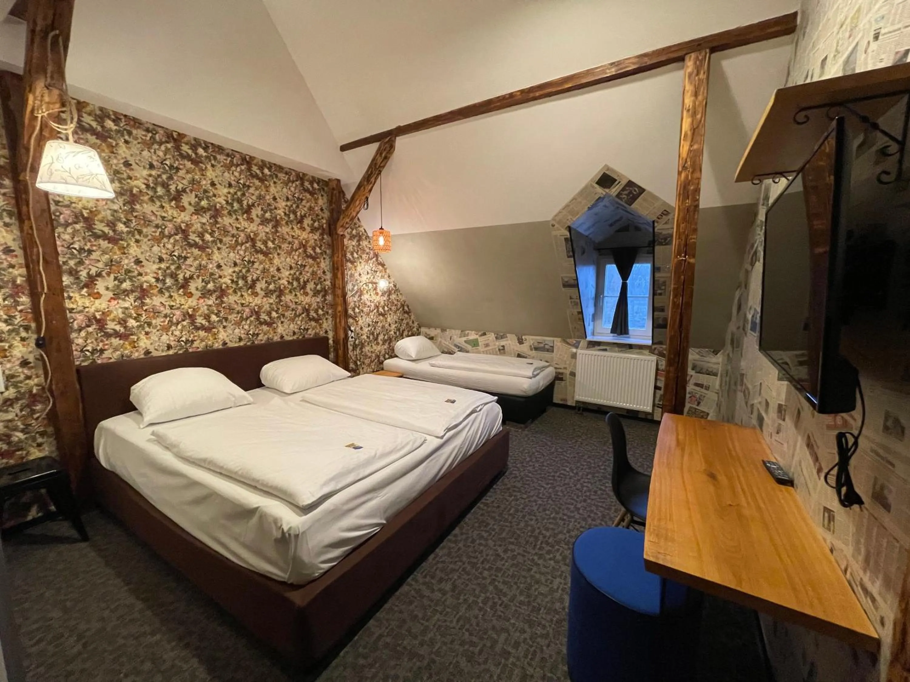 Bed in aappartel APARTHOTEL Herford