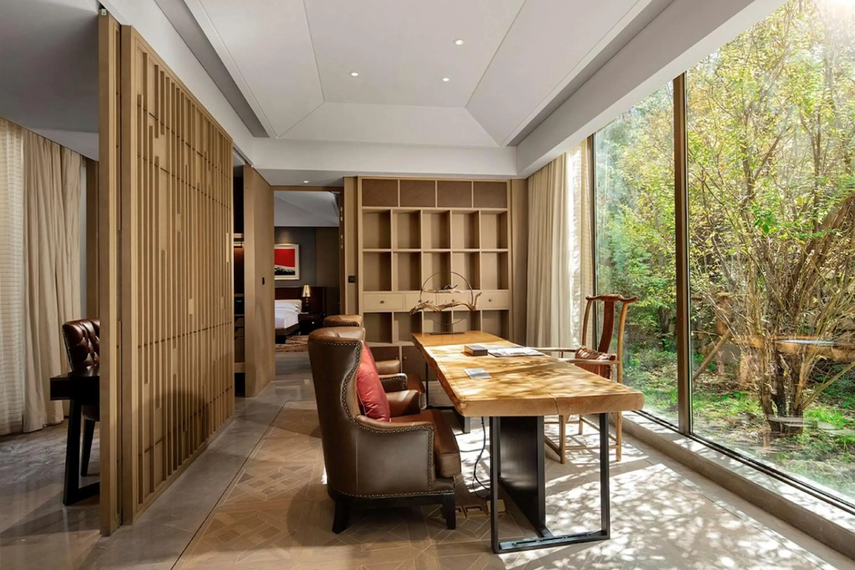 Bedroom in Conrad Jiuzhaigou Bedroom in Conrad Jiuzhaigou