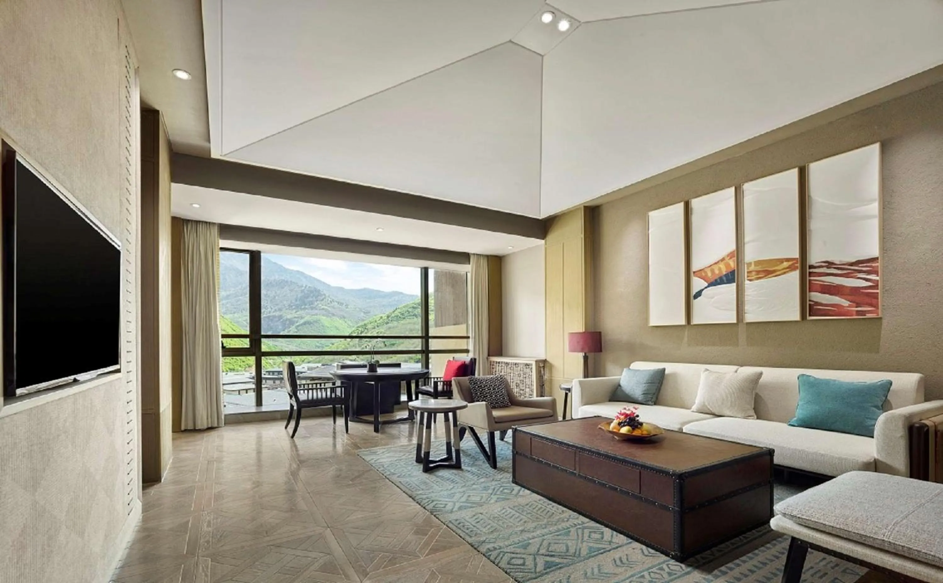 Living room in Conrad Jiuzhaigou