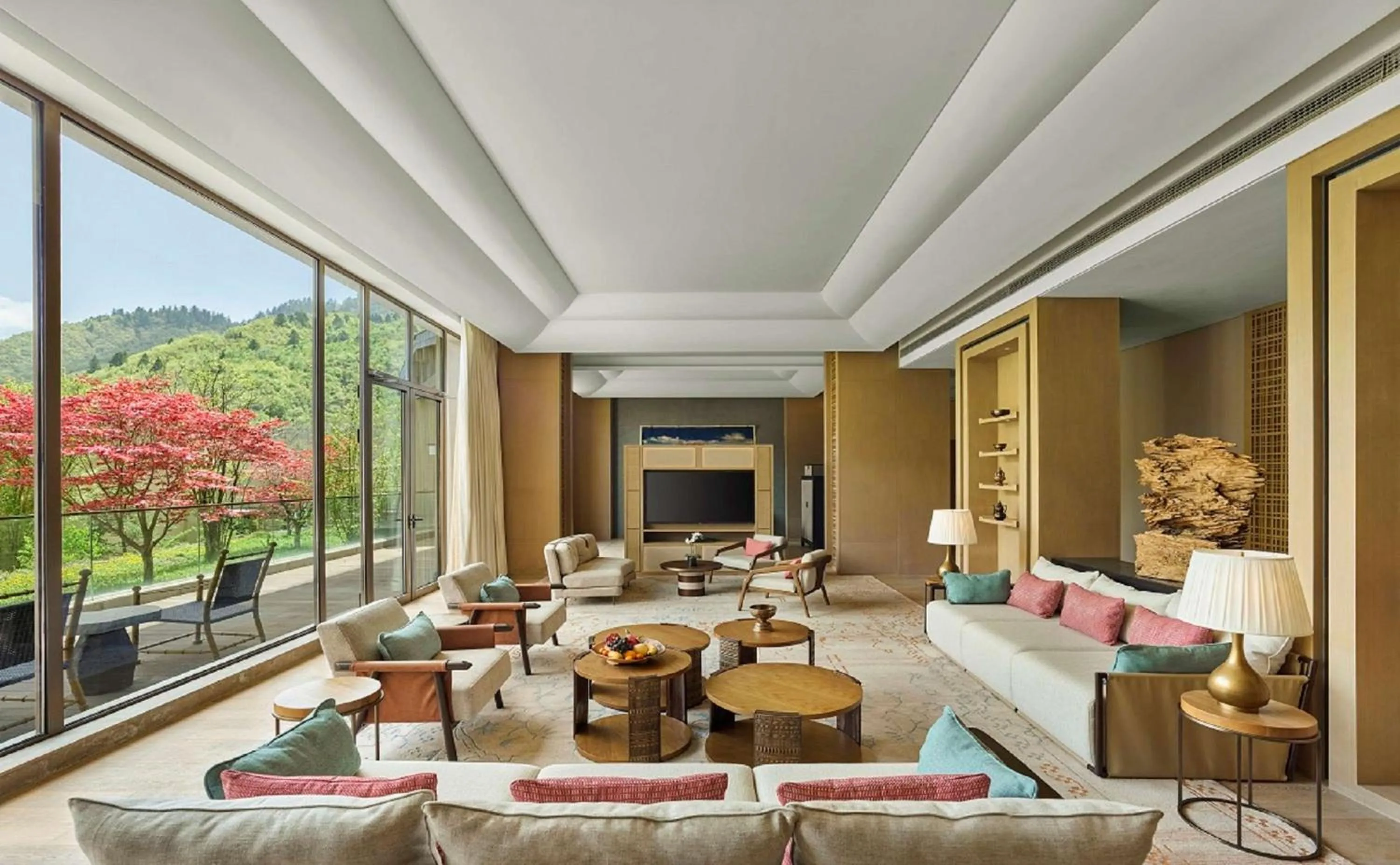 Living room in Conrad Jiuzhaigou