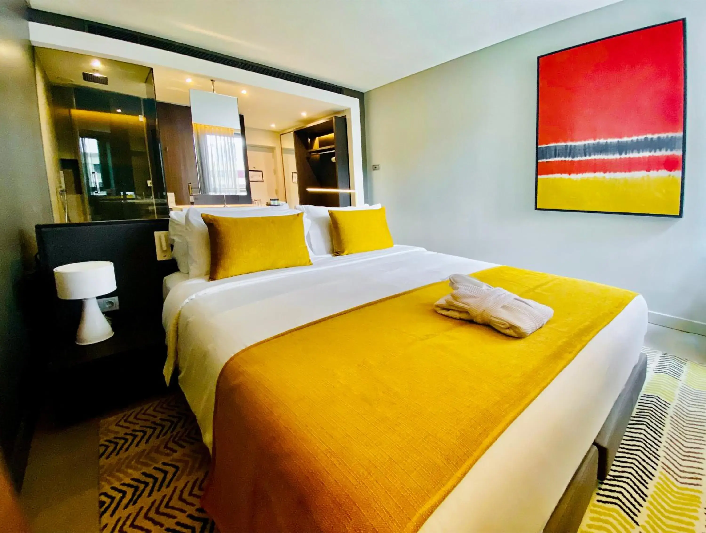 Bedroom, Bed in Noom Hotel Abidjan Plateau Bedroom, Bed in Noom Hotel Abidjan Plateau