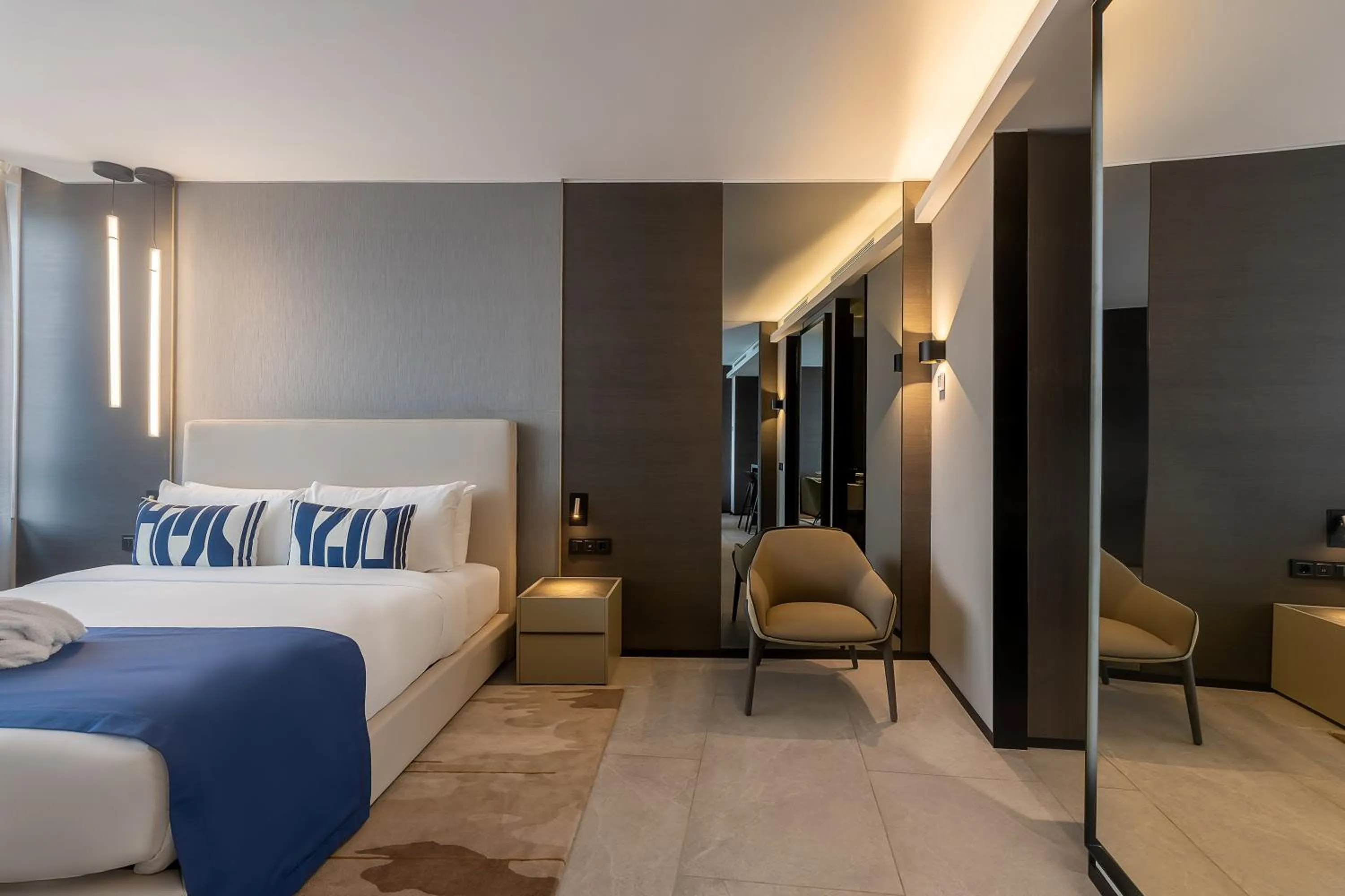 Bed in Noom Hotel Abidjan Plateau