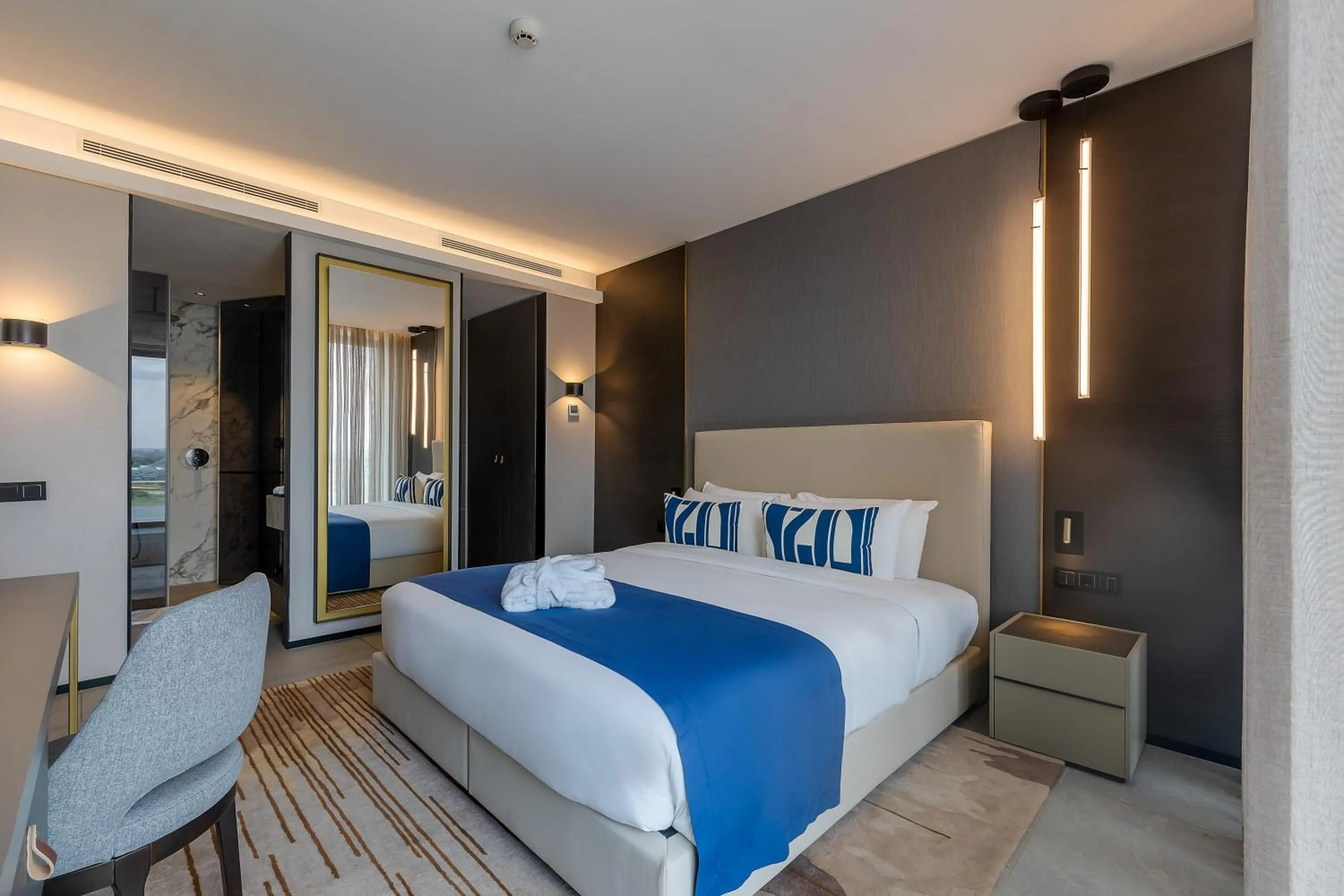 Bed in Noom Hotel Abidjan Plateau