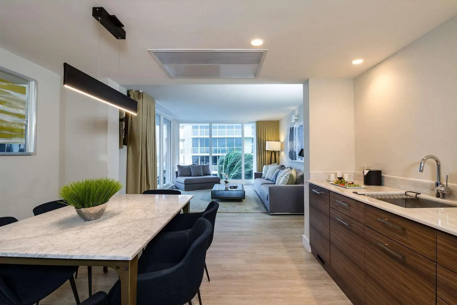 Living room in B Ocean Resort Fort Lauderdale Beach