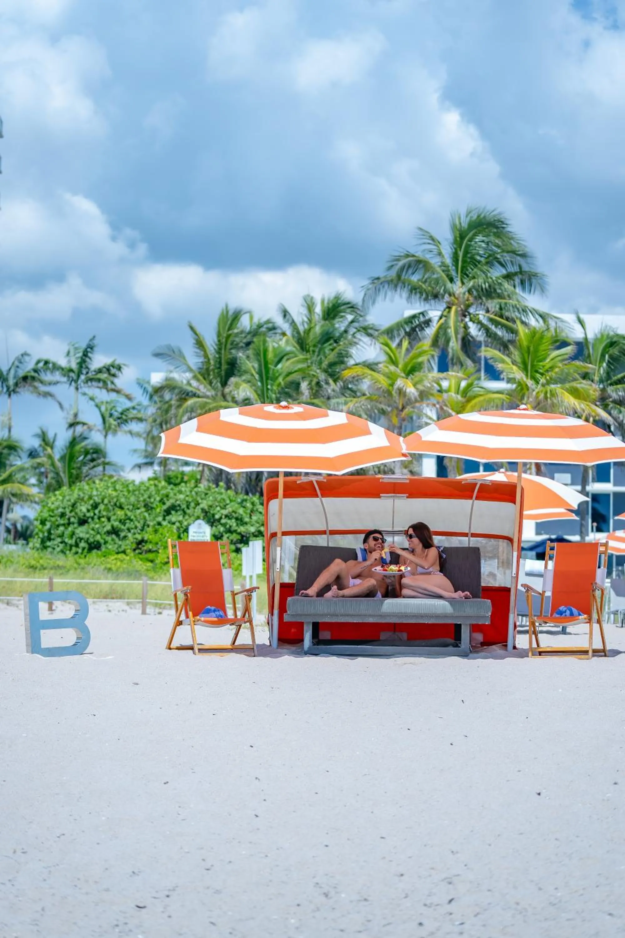 People in B Ocean Resort Fort Lauderdale Beach