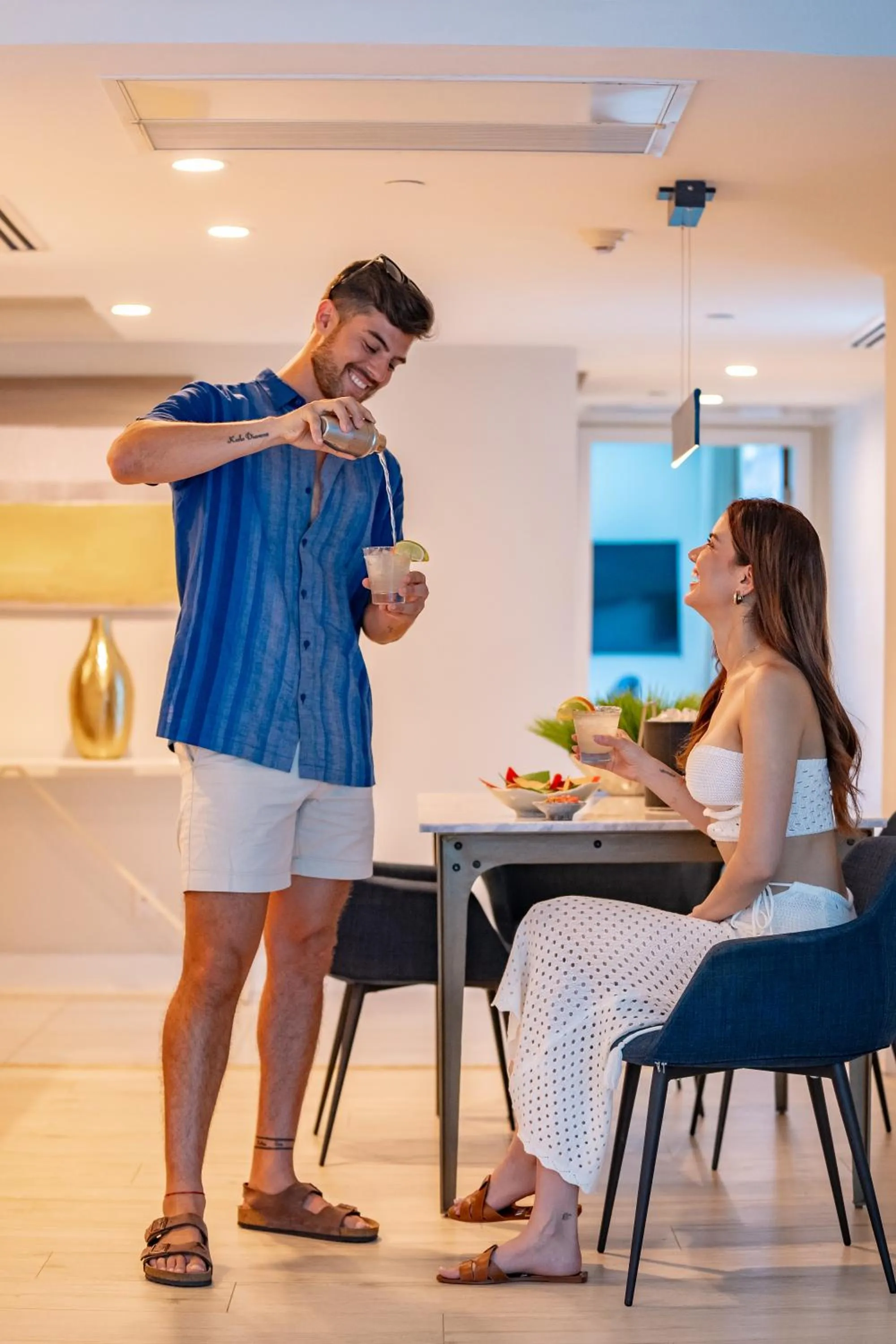 Living room in B Ocean Resort Fort Lauderdale Beach