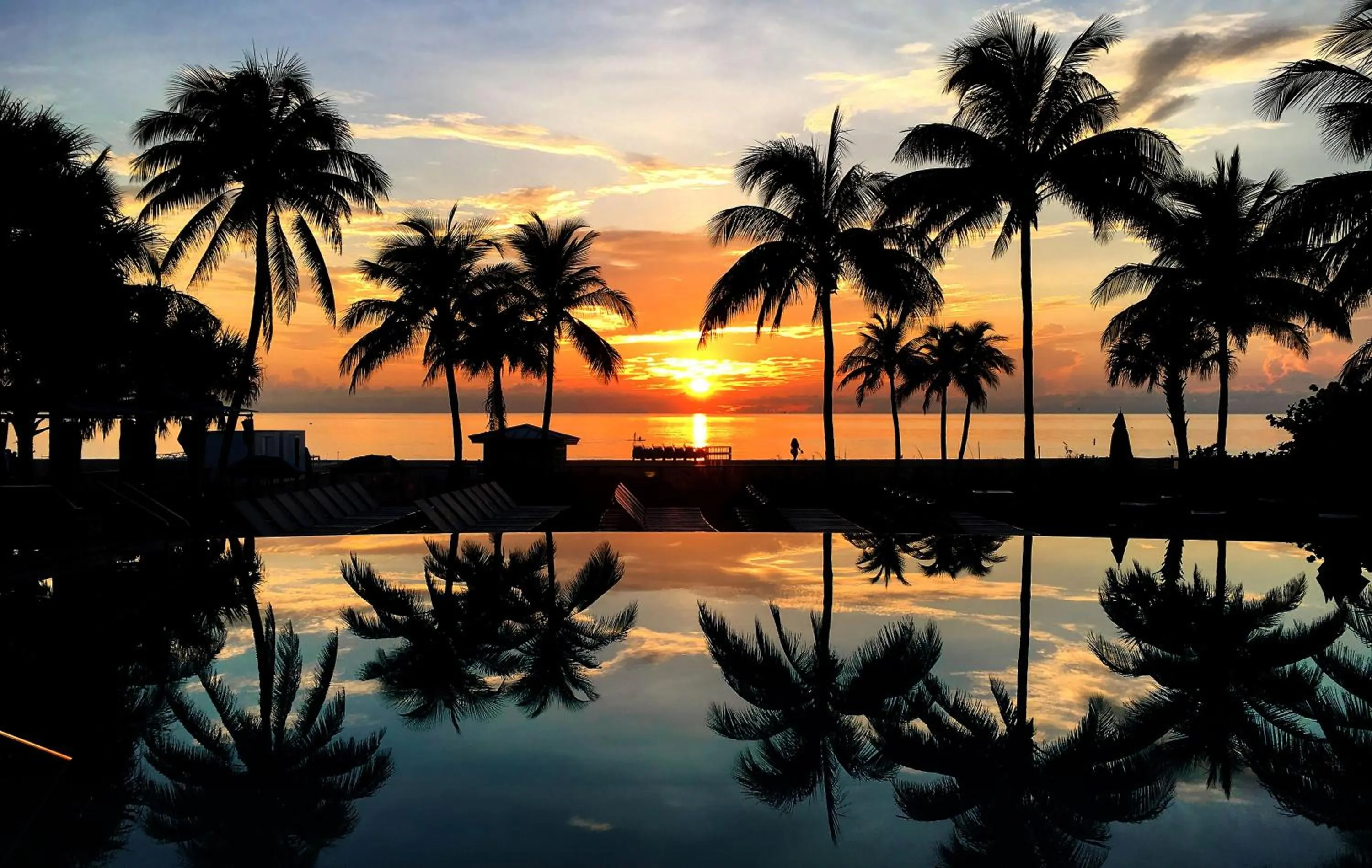 Pool view in B Ocean Resort Fort Lauderdale Beach