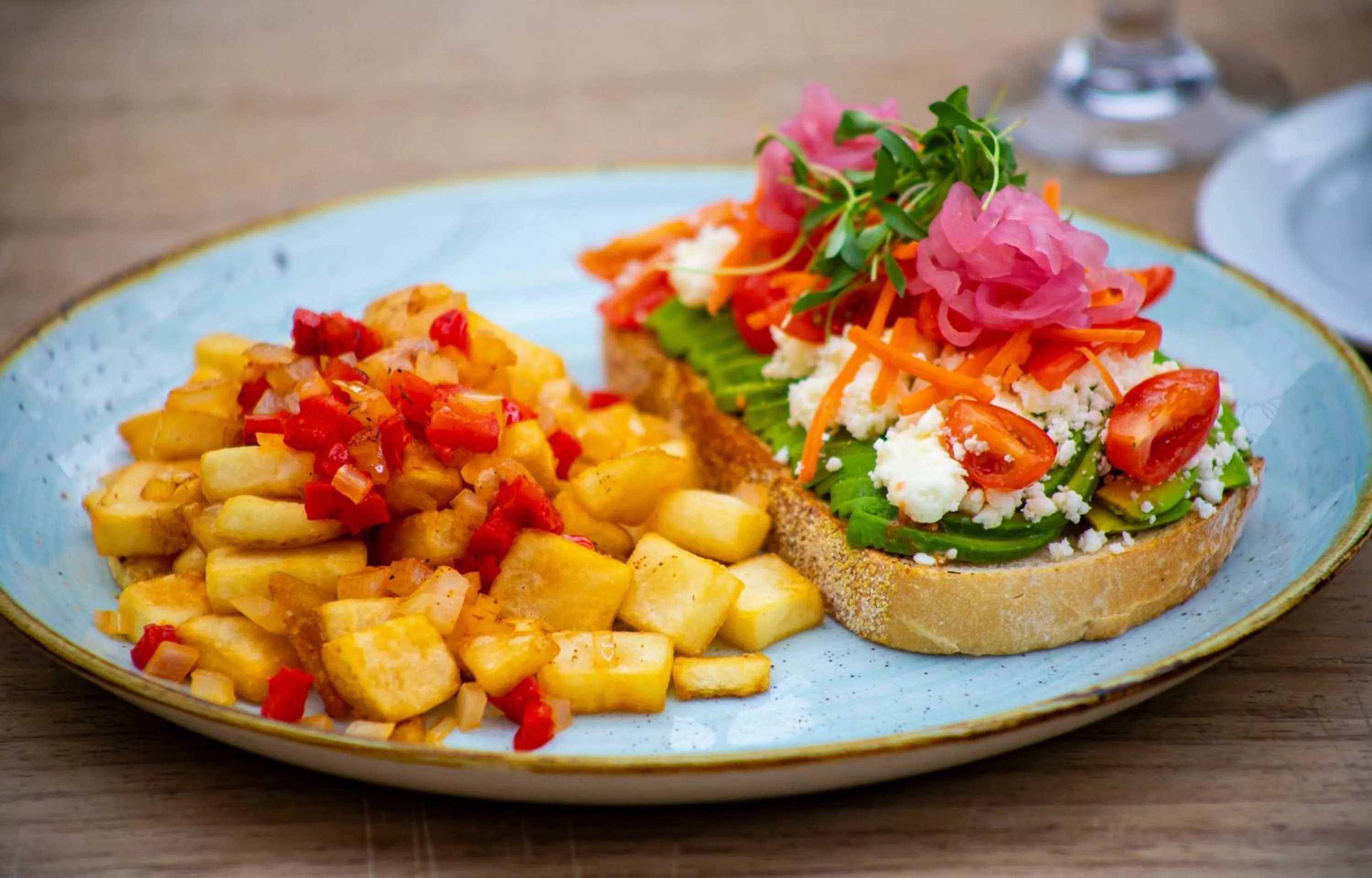 Food close-up in B Ocean Resort Fort Lauderdale Beach