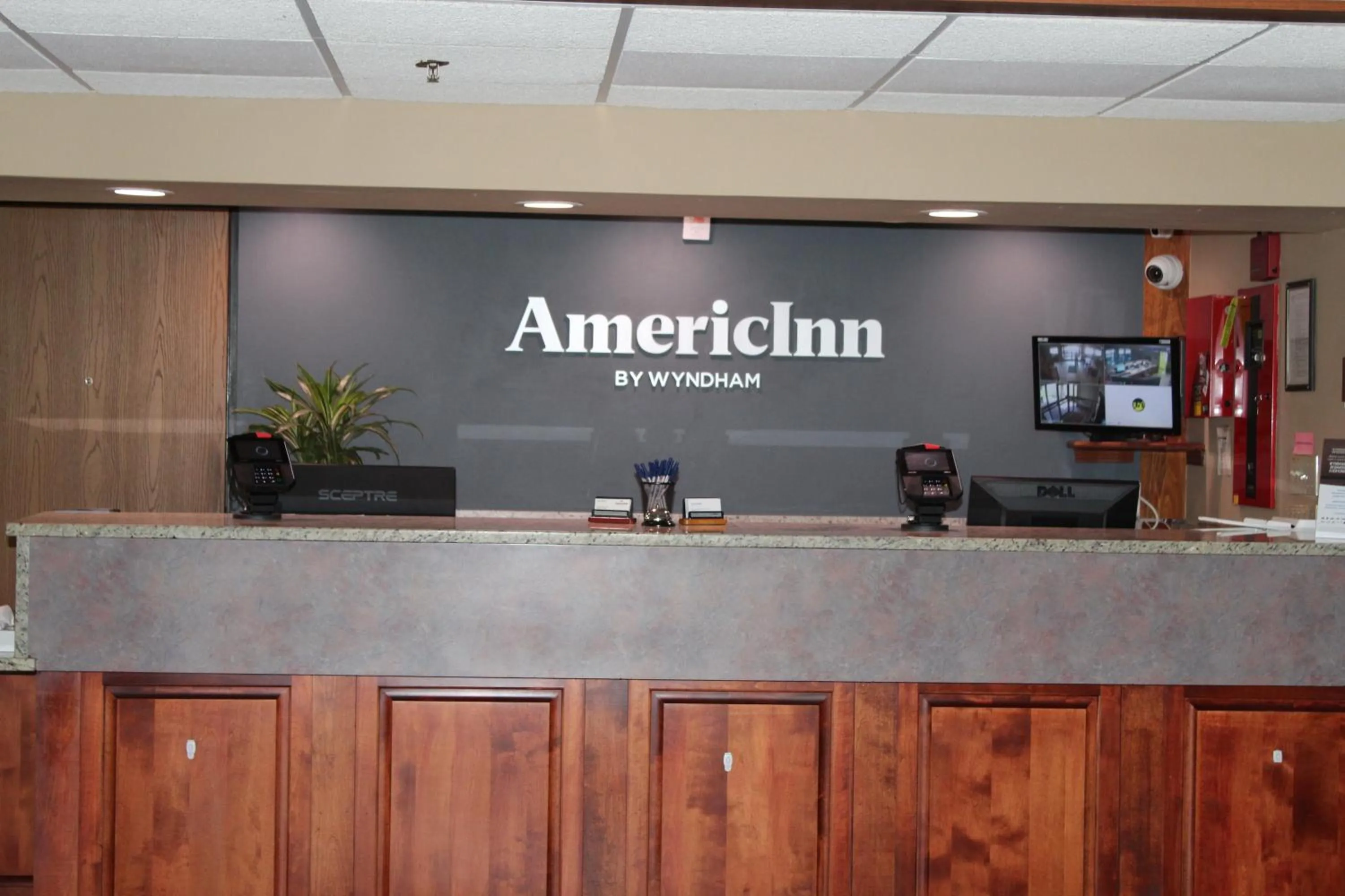 Lobby or reception in AmericInn by Wyndham Windsor Ft. Collins