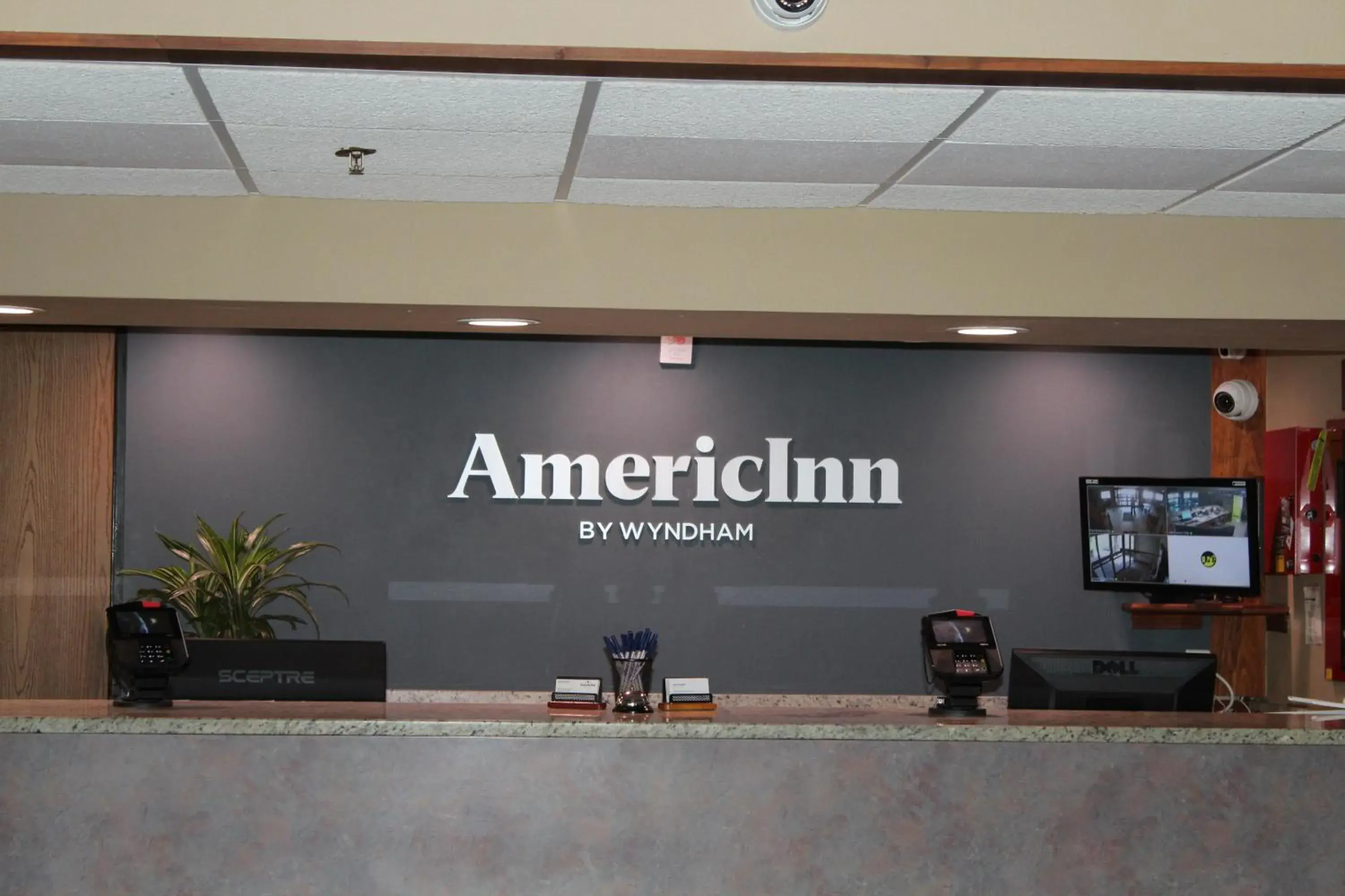Lobby or reception in AmericInn by Wyndham Windsor Ft. Collins Lobby or reception in AmericInn by Wyndham Windsor Ft. Collins
