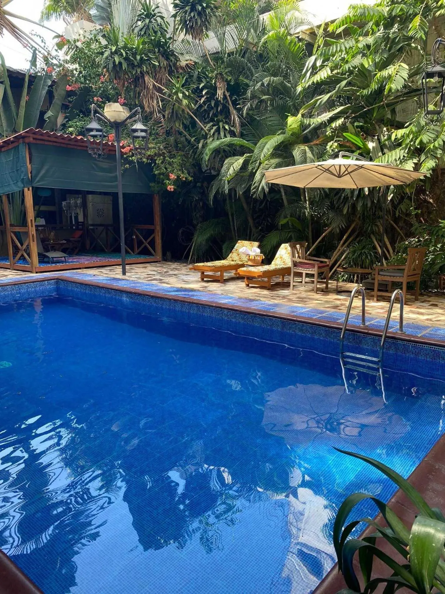 Swimming pool in Boutique Hotel Pavillon