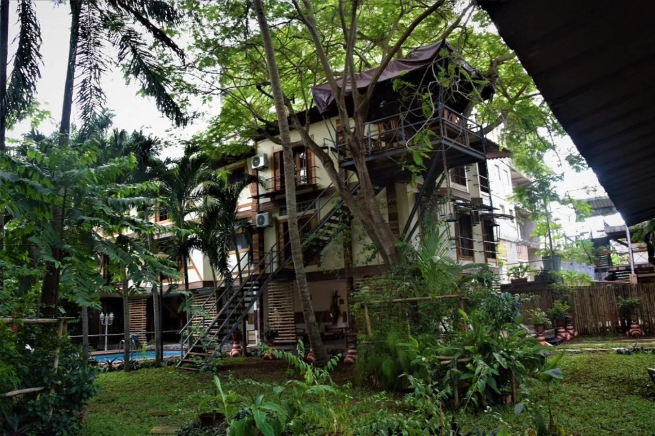 Garden in Boutique Hotel Pavillon