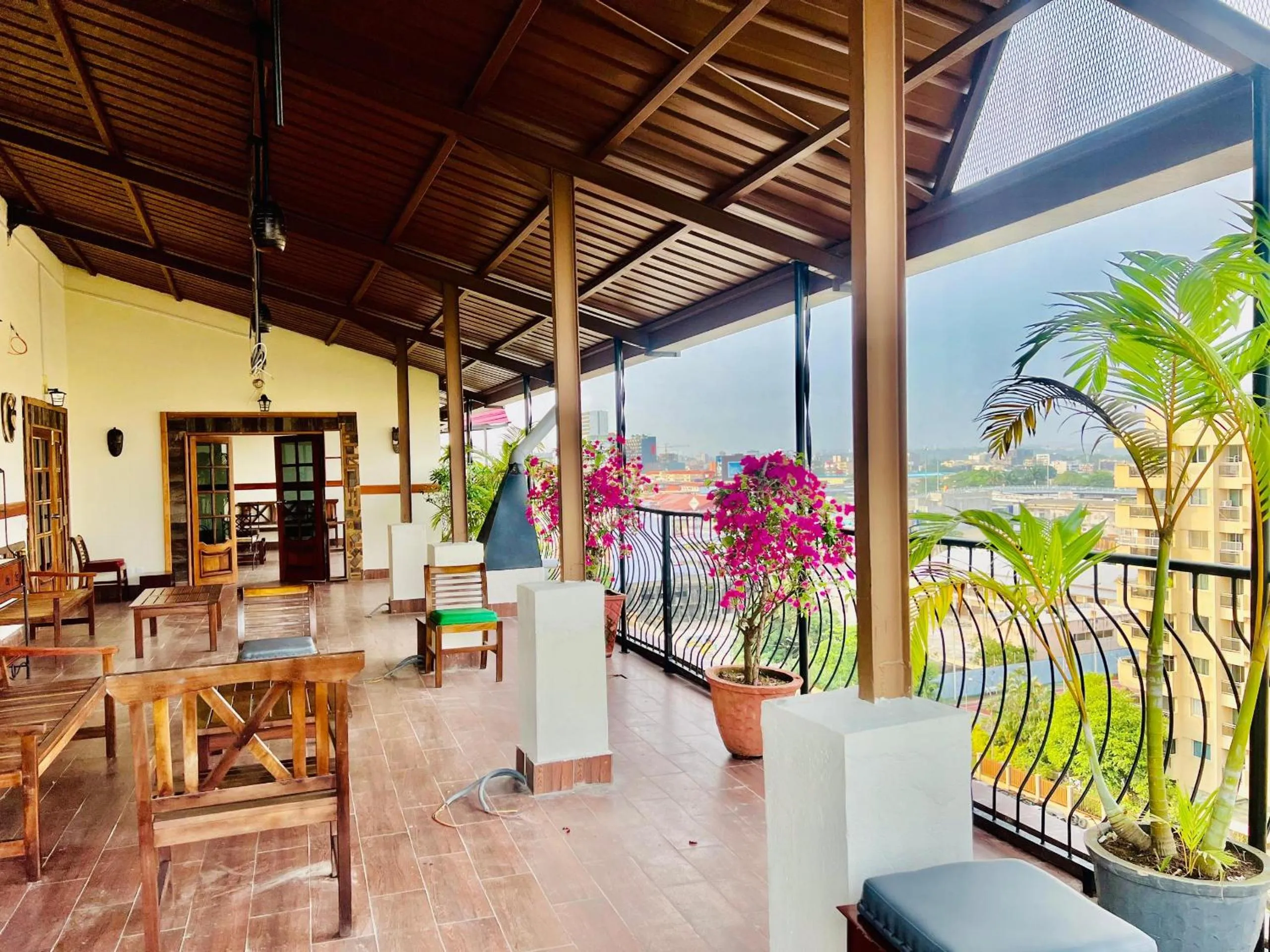 Patio in Boutique Hotel Pavillon