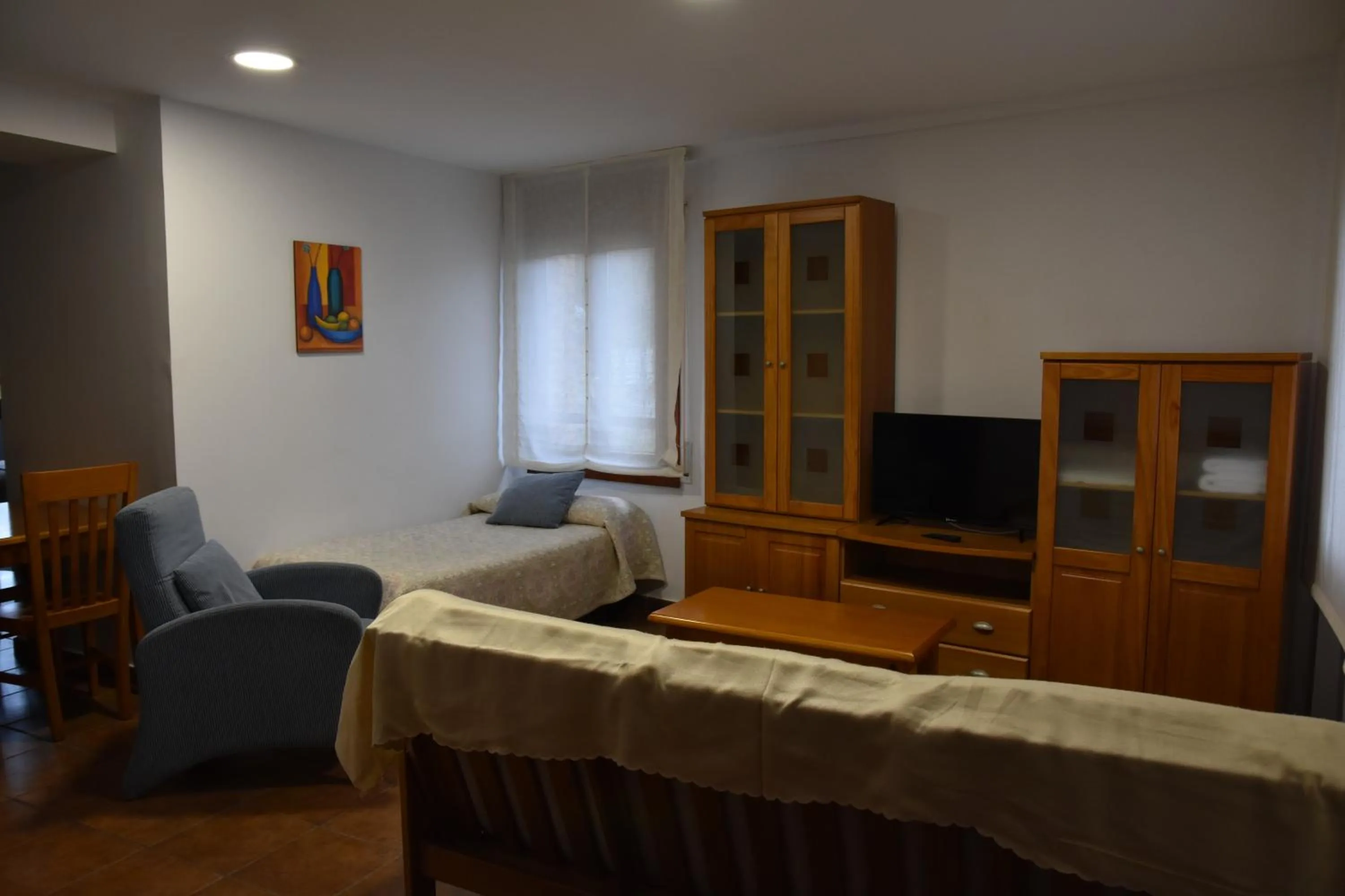 Bed in Aparthotel Tres Caminos