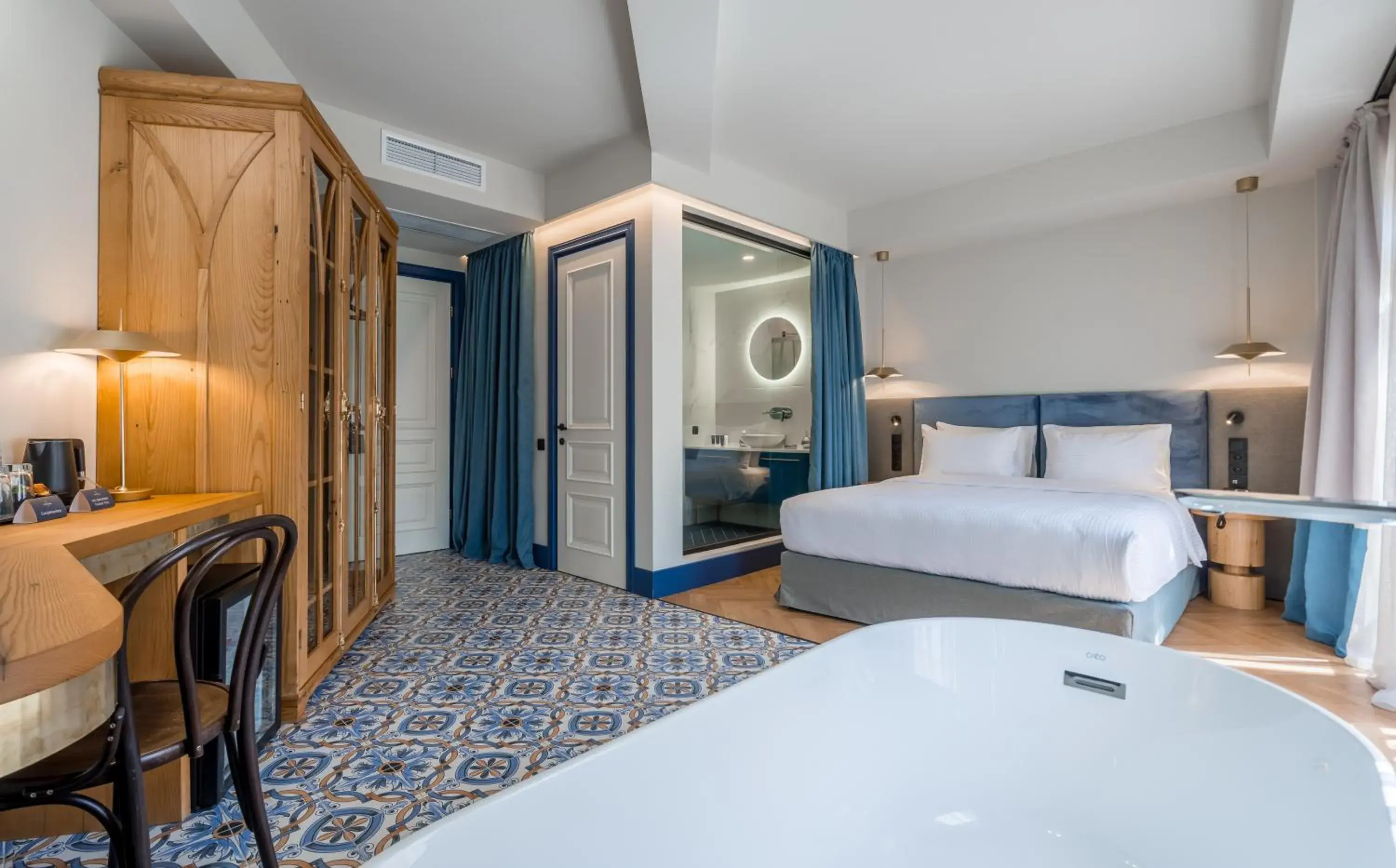 Photo of the whole room, Bed in Abanotubani Boutique hotel Photo of the whole room, Bed in Abanotubani Boutique hotel