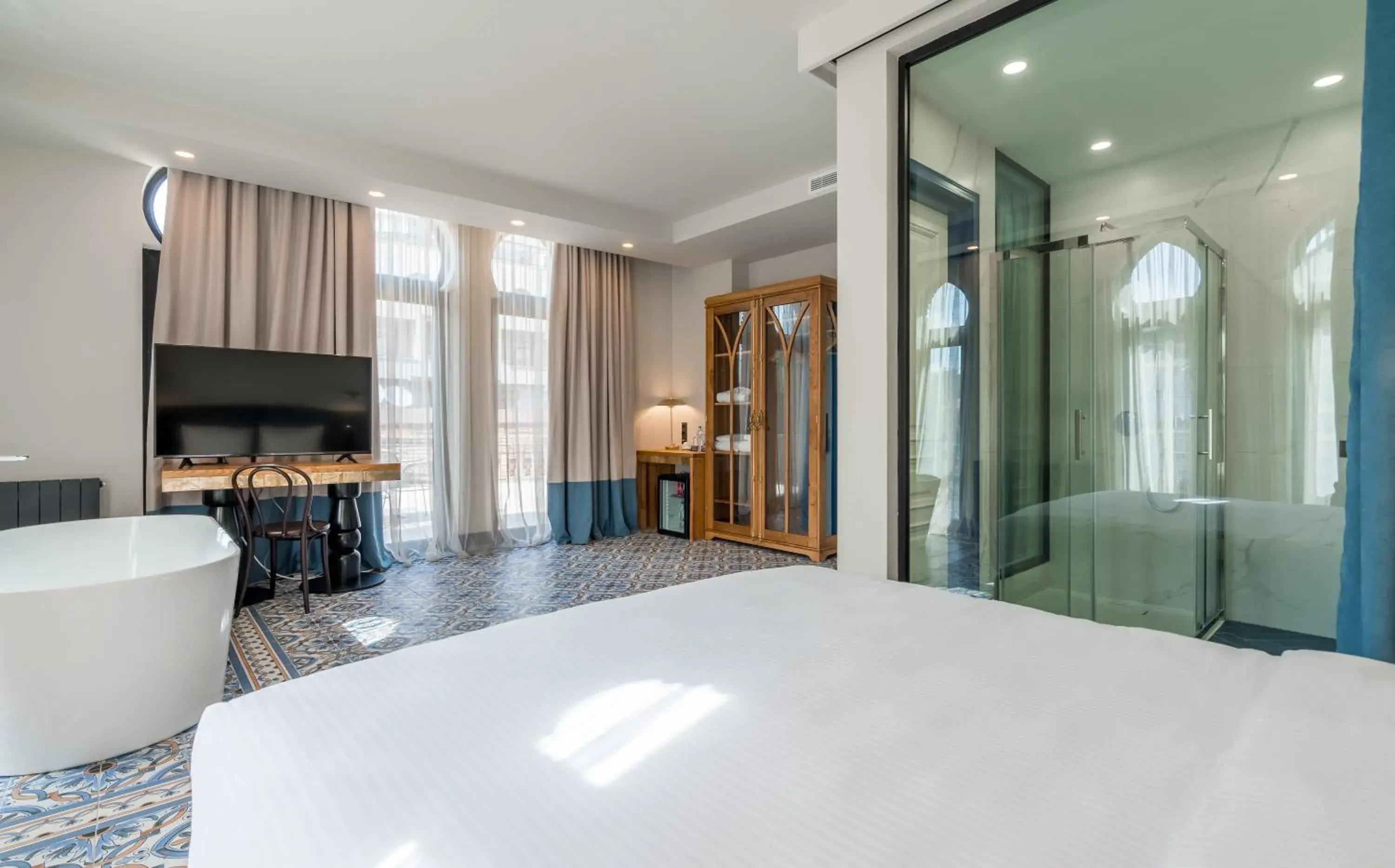 Photo of the whole room, Bed in Abanotubani Boutique hotel Photo of the whole room, Bed in Abanotubani Boutique hotel