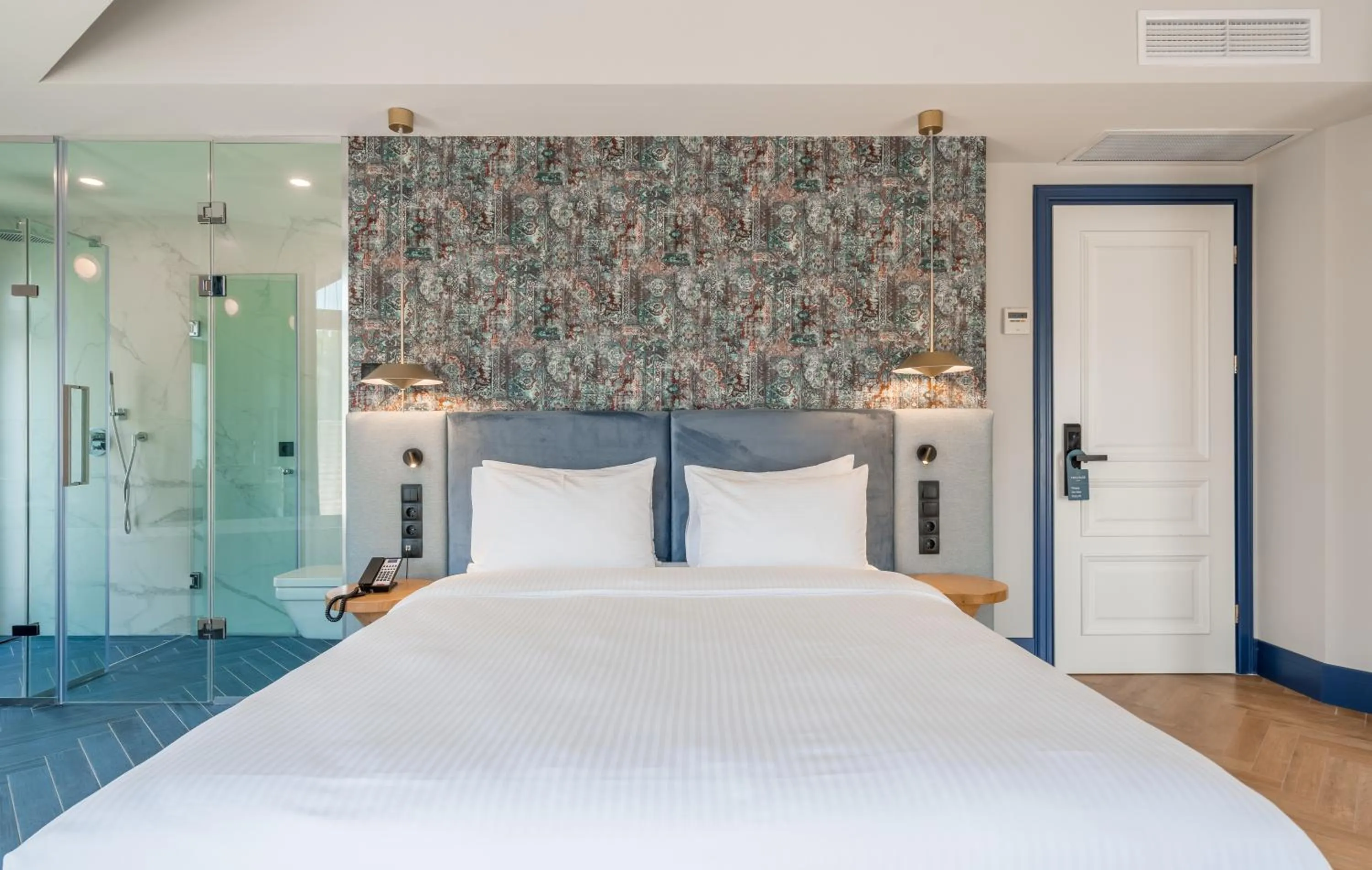 Photo of the whole room, Bed in Abanotubani Boutique hotel