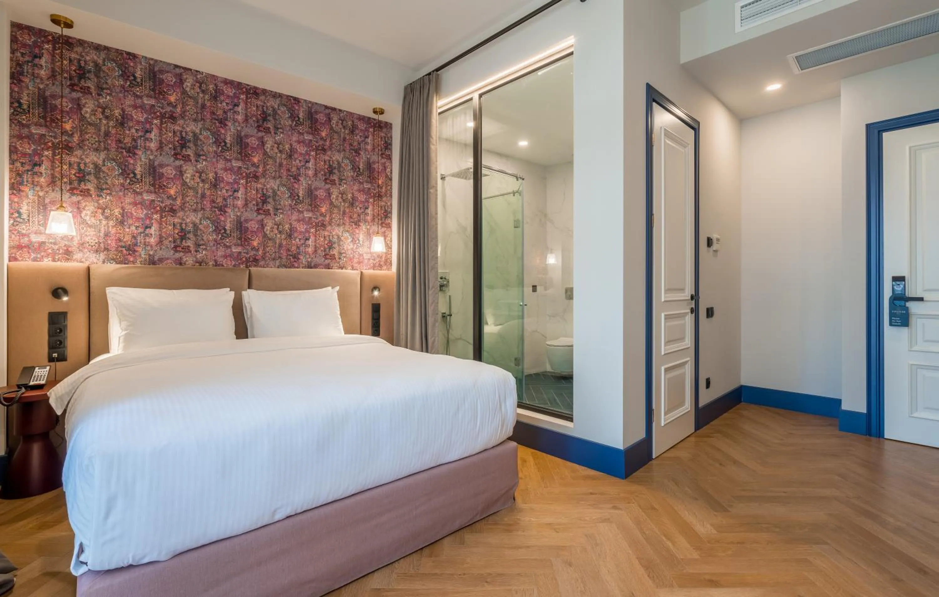 Photo of the whole room, Bed in Abanotubani Boutique hotel