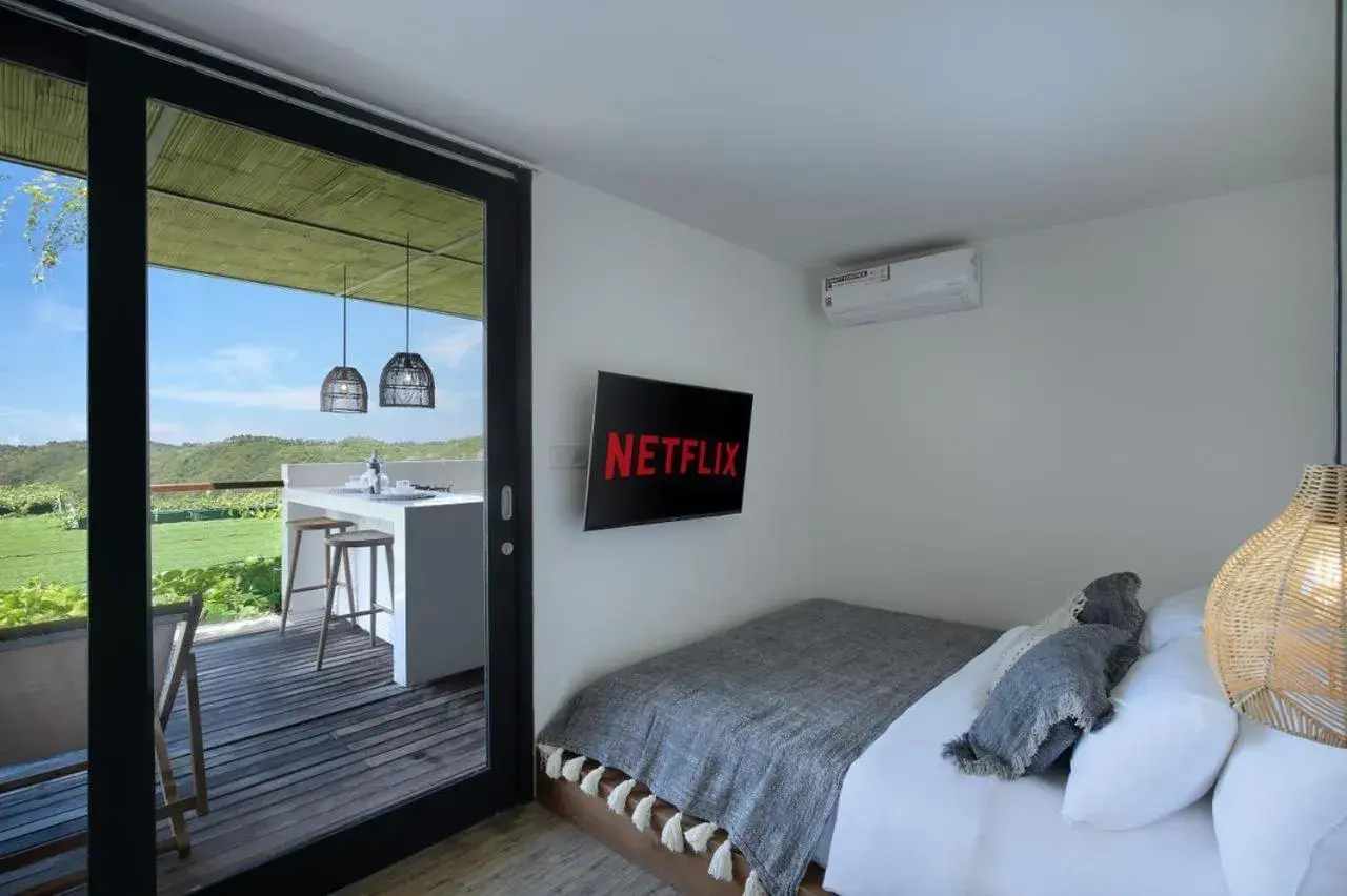 Bed in Telescope Resort Lombok Bed in Telescope Resort Lombok