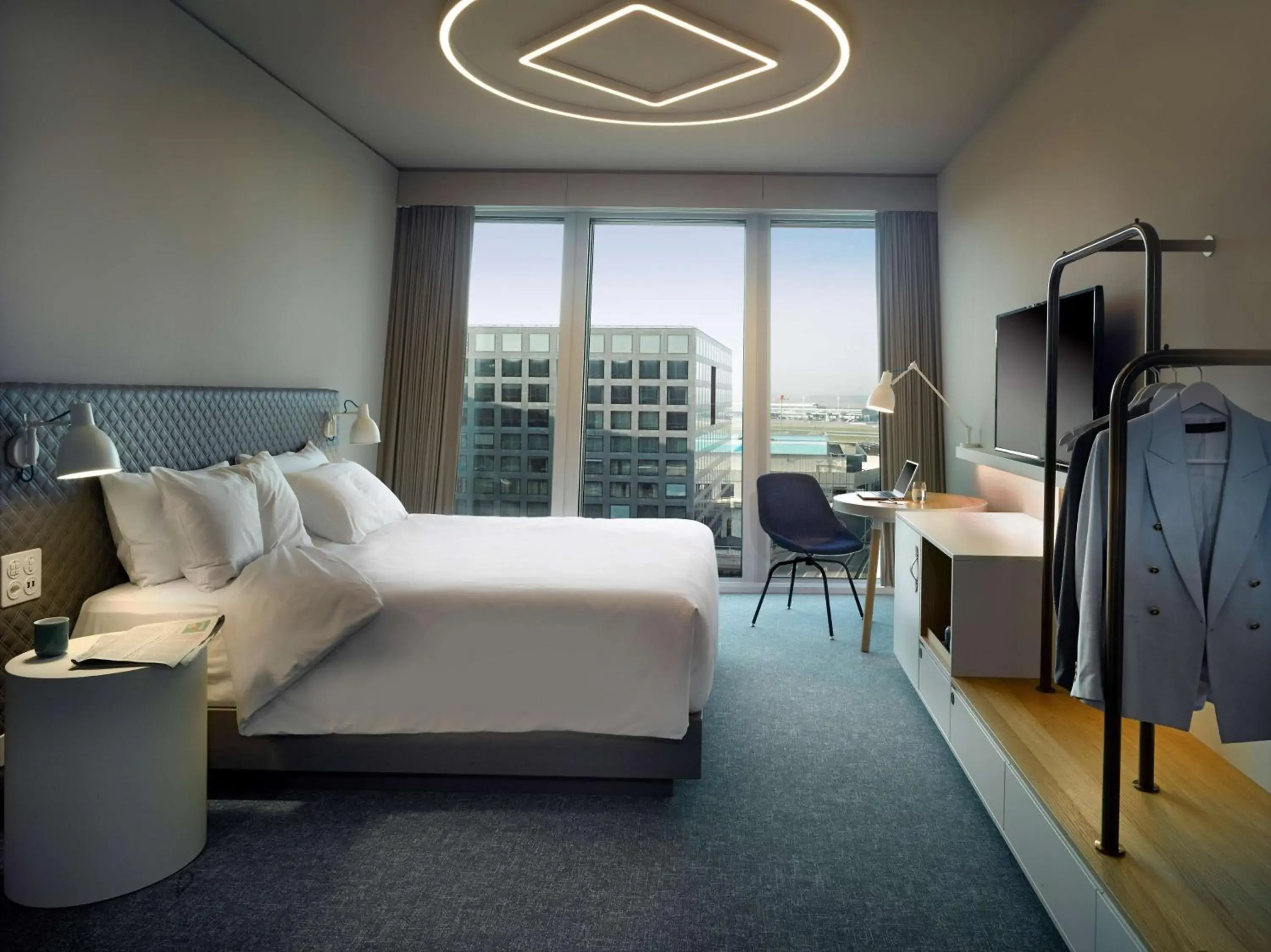 Bed in Hyatt Place Zurich Airport the Circle Bed in Hyatt Place Zurich Airport the Circle