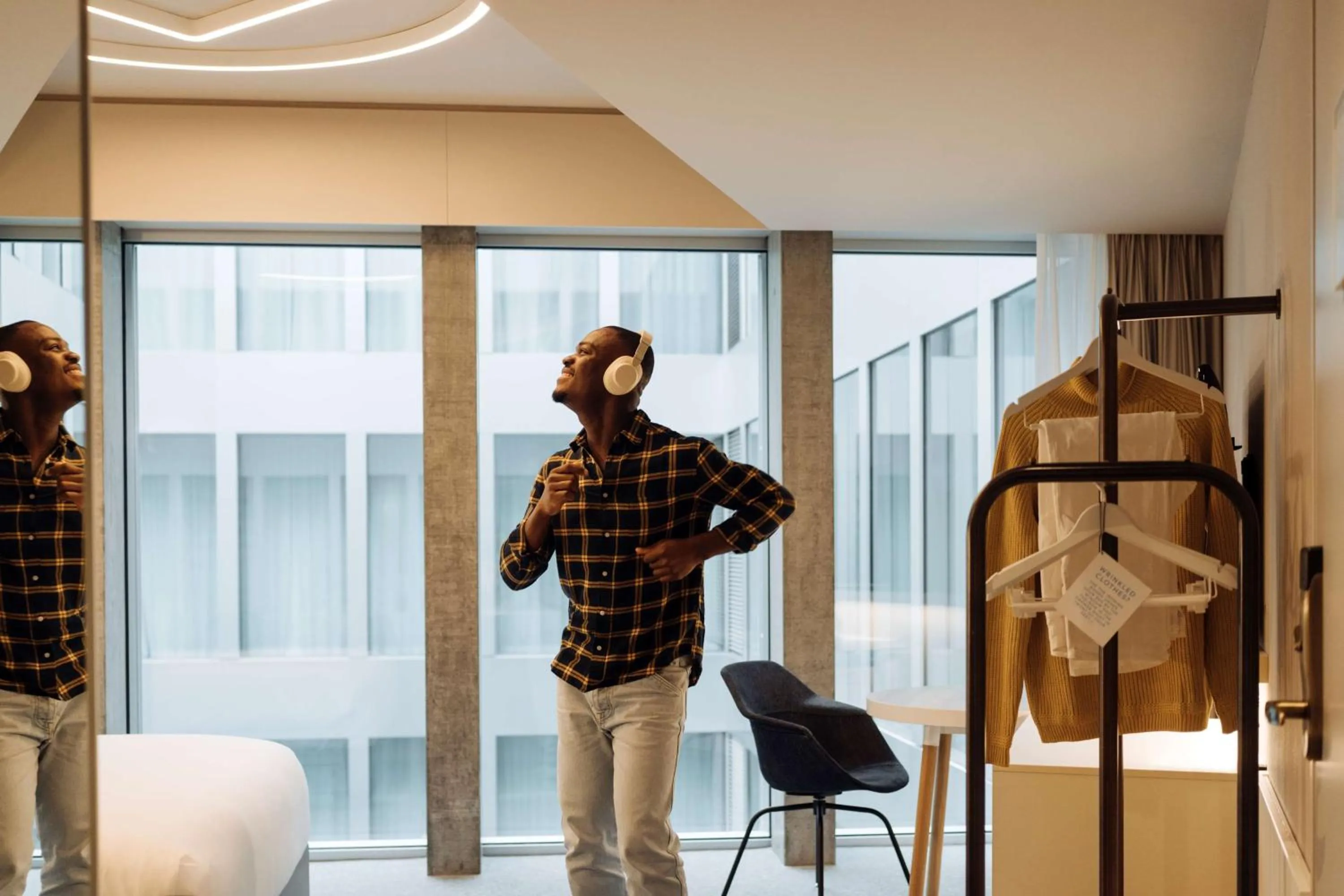 Bed in Hyatt Place Zurich Airport the Circle
