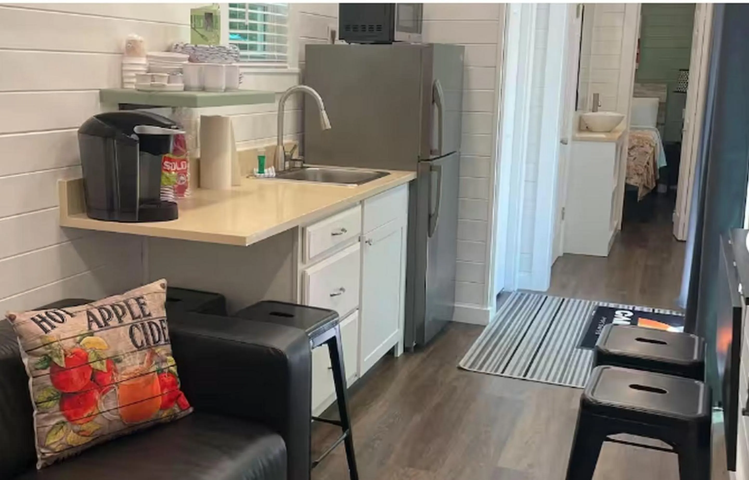 Kitchen or kitchenette in Camptel Poconos