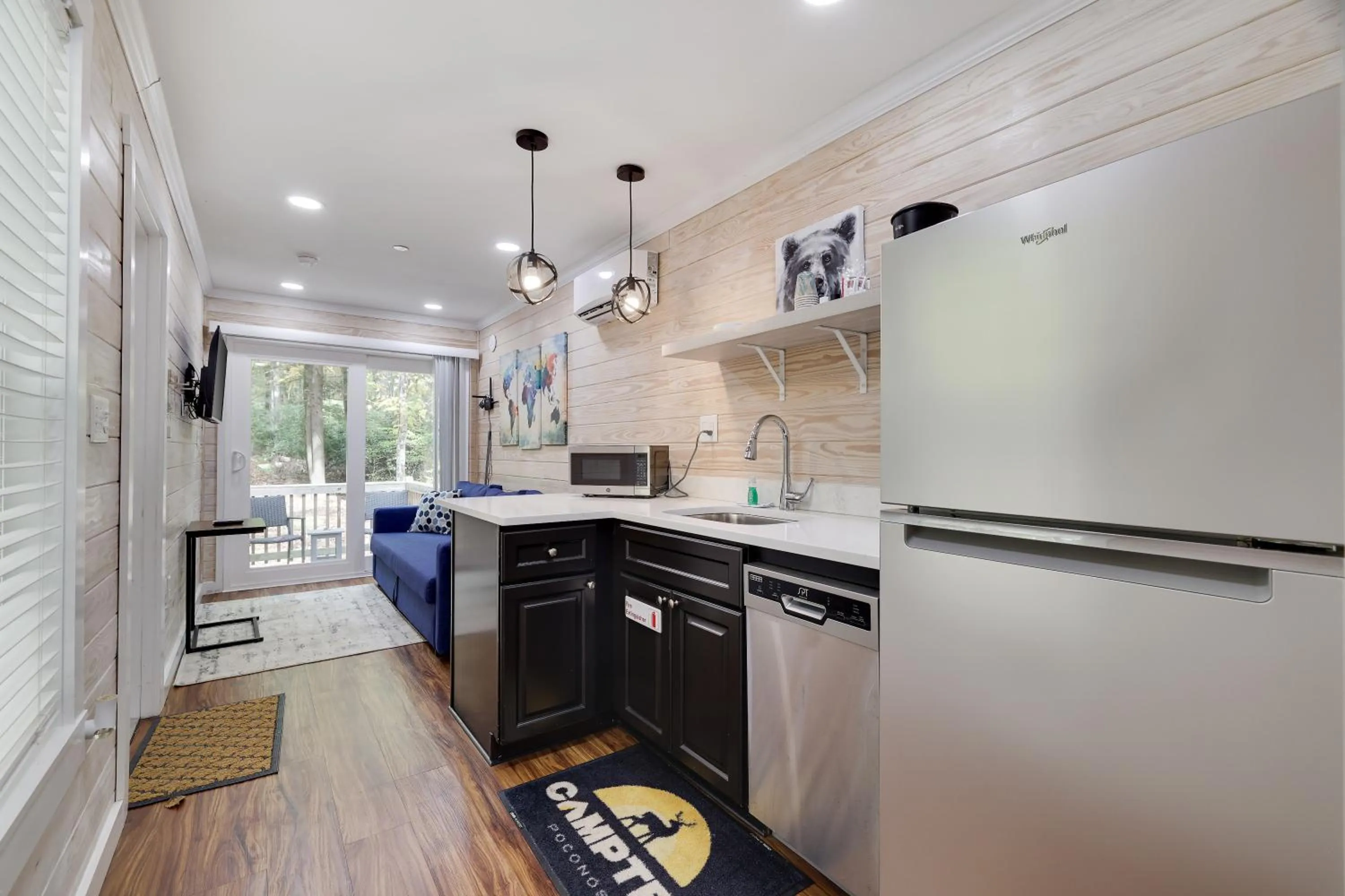 Kitchen or kitchenette in Camptel Poconos